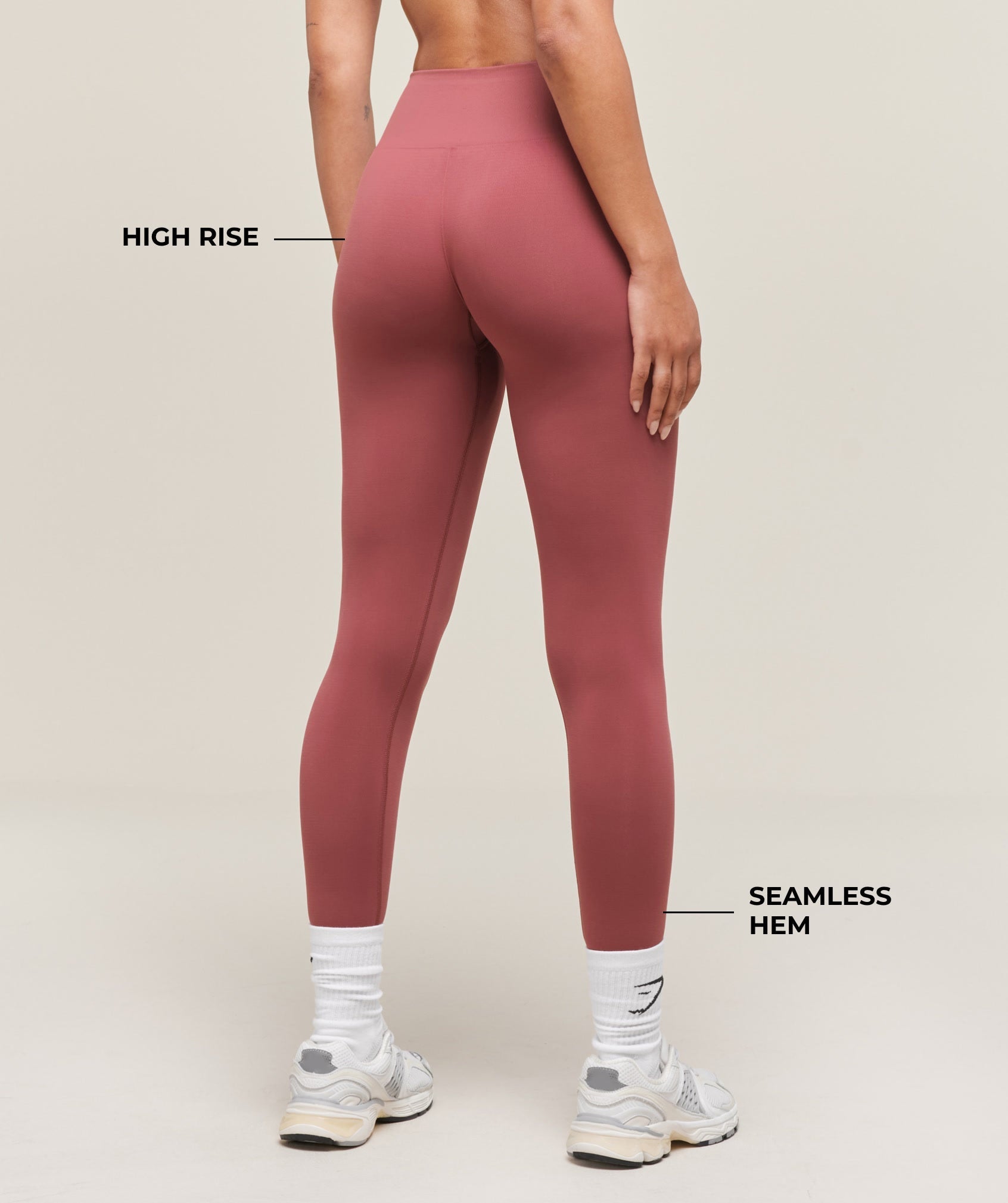 Gymshark Soft Sculpt Leggings - Washed Berry Pink