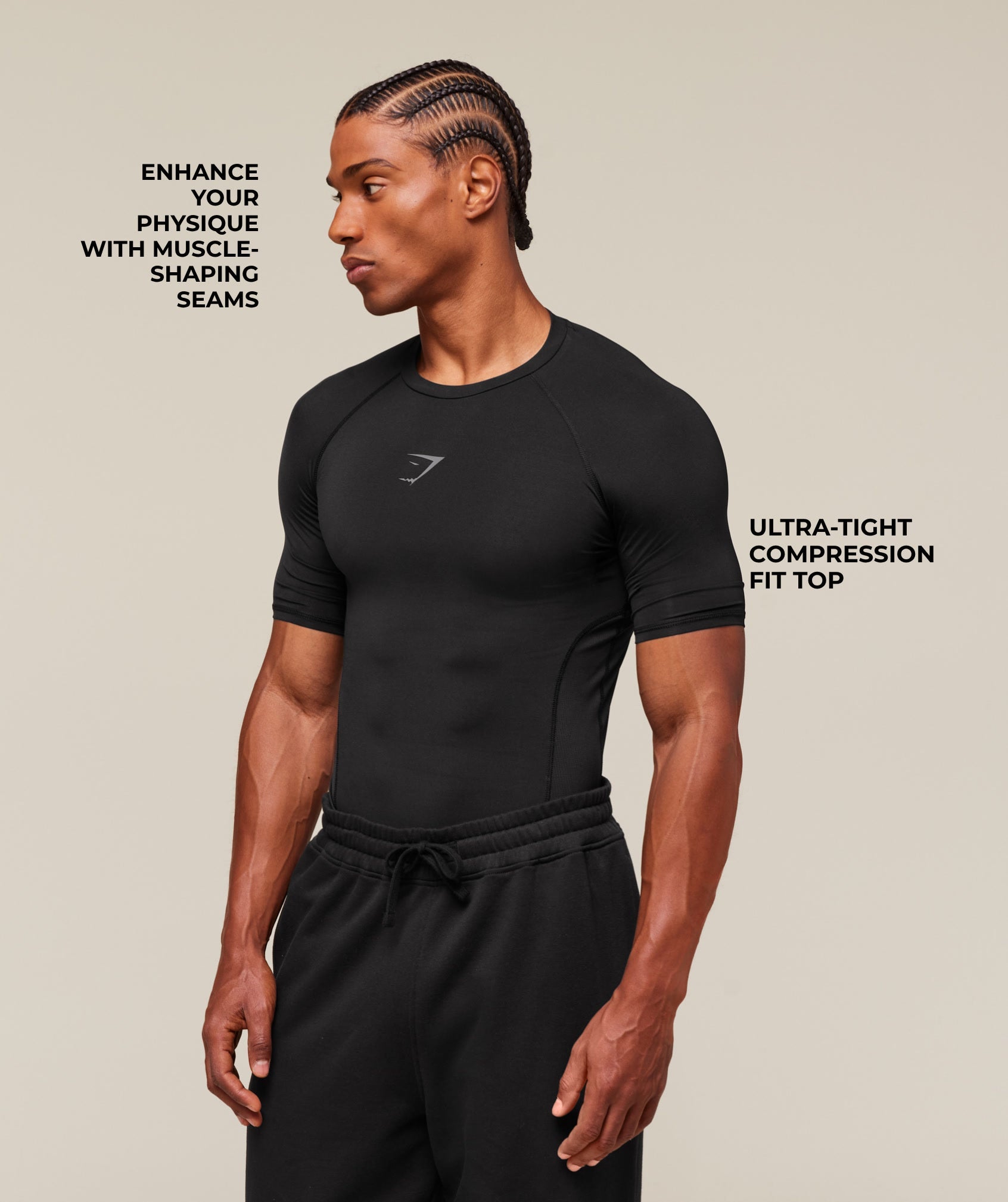 Gymshark Element Baselayer T-Shirt - Black
