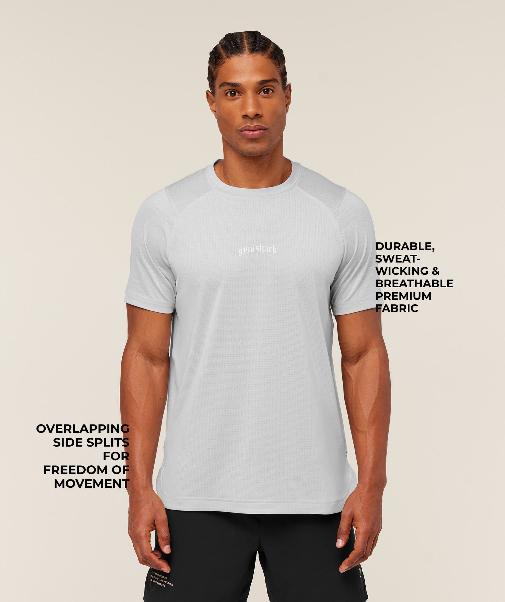 Gymshark Tactical T-Shirt - Metal Grey