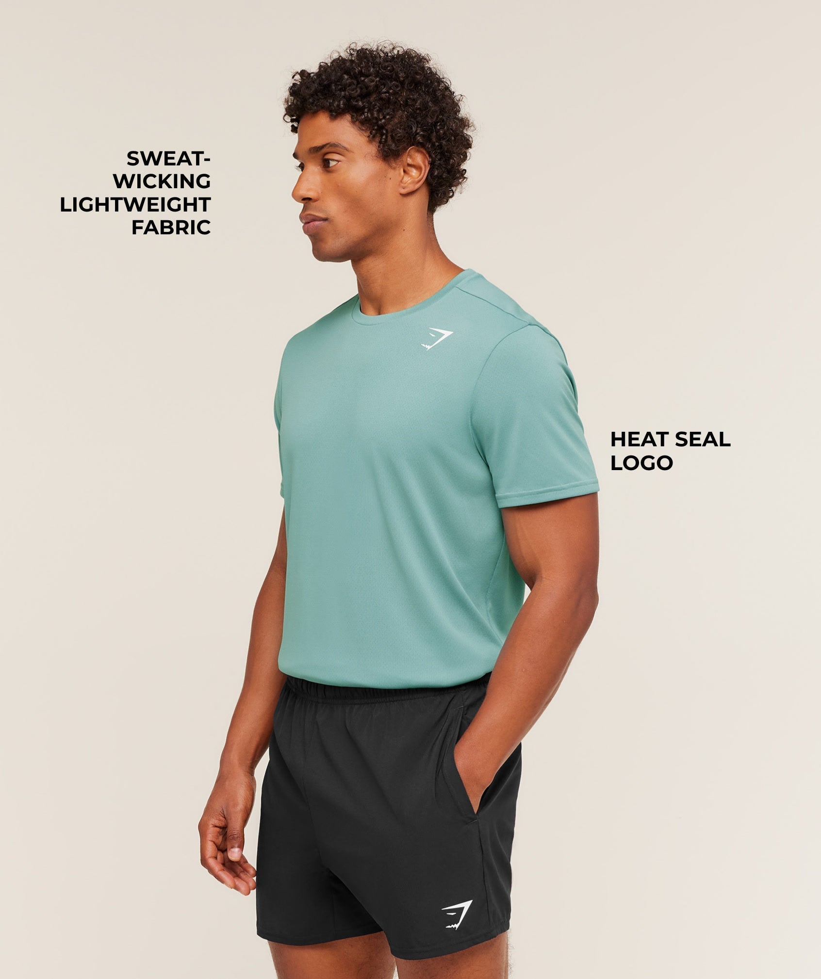 Gymshark Arrival T-Shirt - Muted Teal
