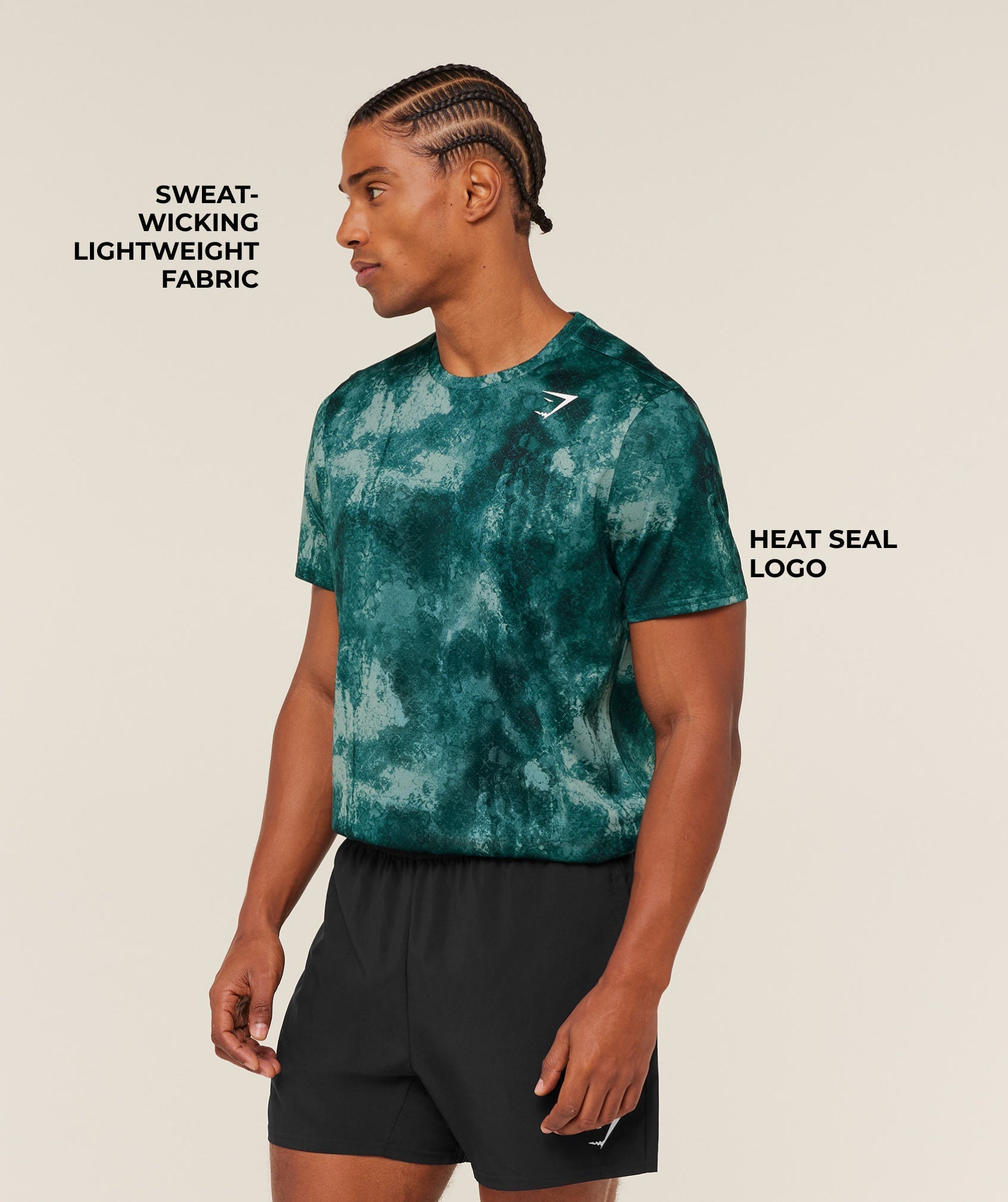 Gymshark Arrival T-Shirt - Muted Teal