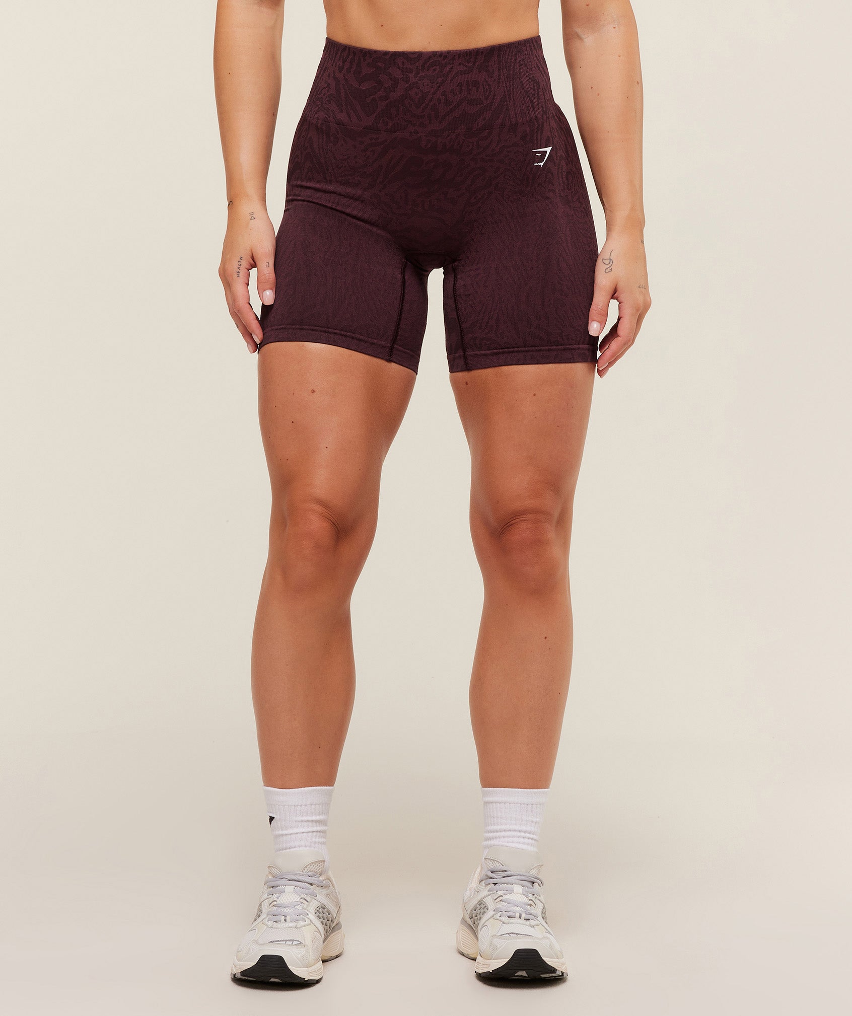 Gymshark Adapt Animal Seamless Shorts - Cherry Purple/Reset Pink