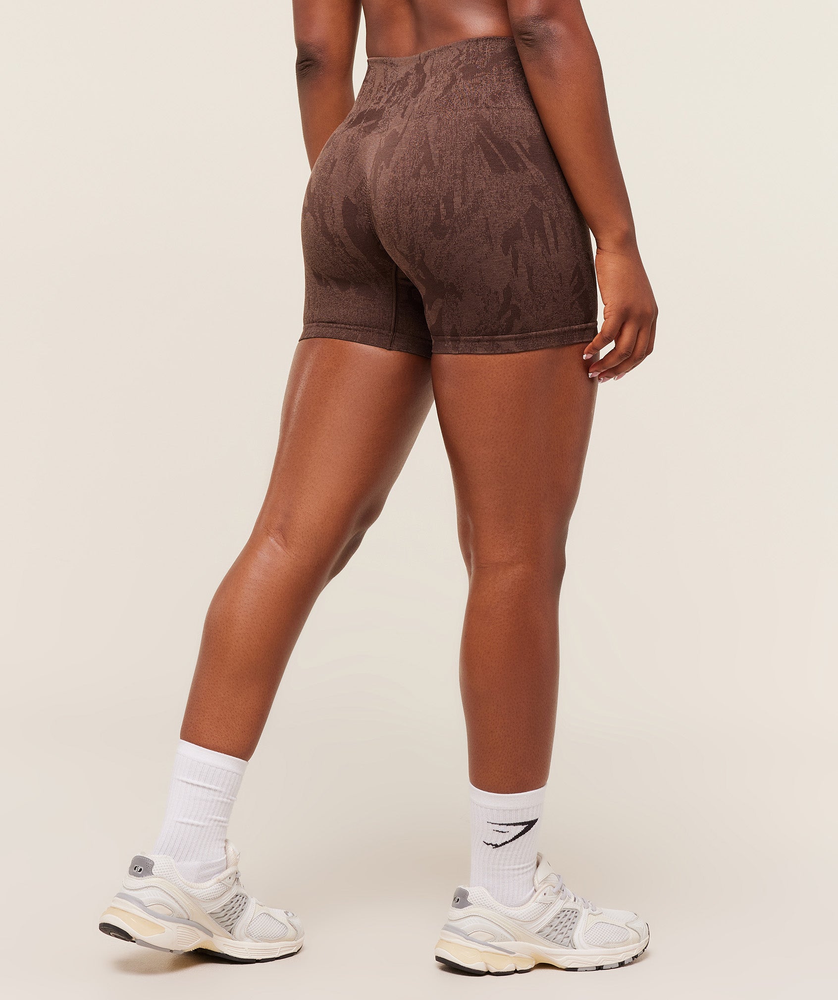 Gymshark Adapt Camo Seamless Shorts - Archive Brown/Soft Brown
