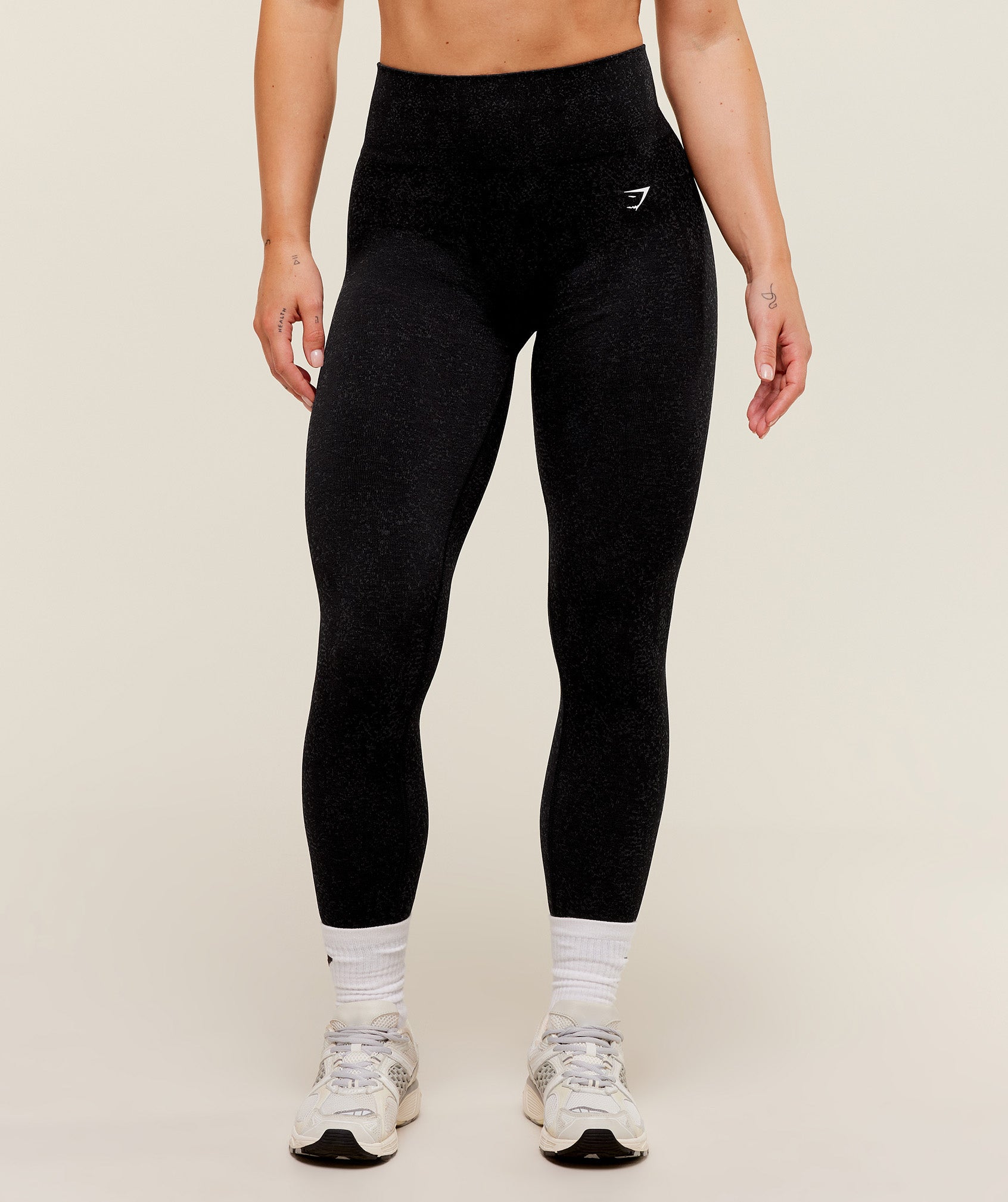 Gymshark Adapt Fleck Seamless Leggings - Mineral/Black