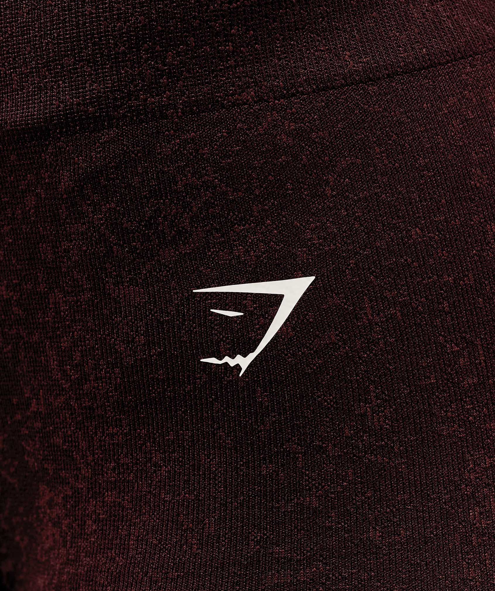 Gymshark Adapt Fleck x Whitney Seamless Shorts - Cherry Purple/Rich Maroon