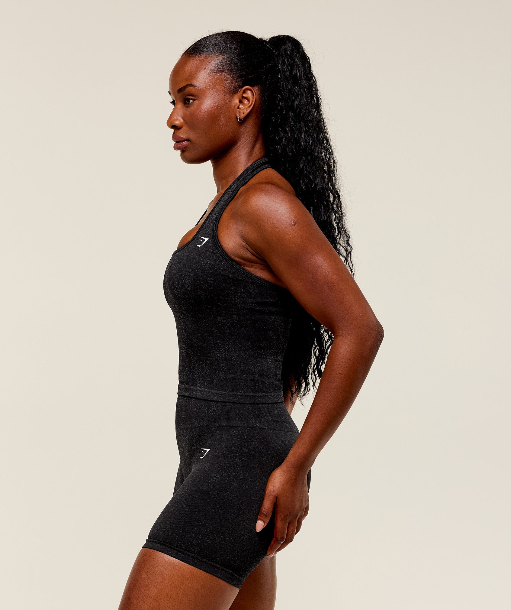 Gymshark Adapt Fleck x Whitney Tank With Shelf - Black