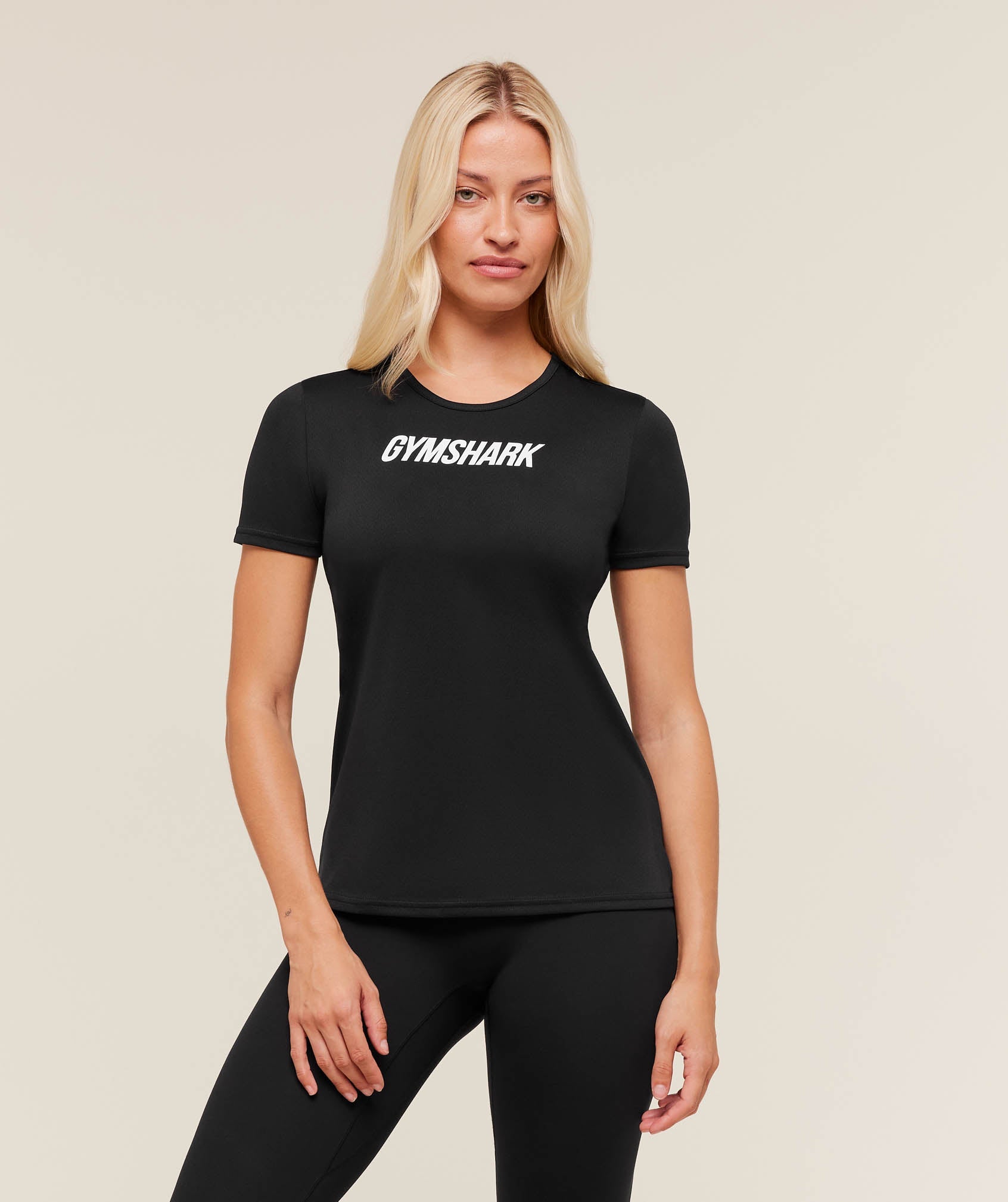 Gymshark Wordmark Graphic T-Shirt - Black