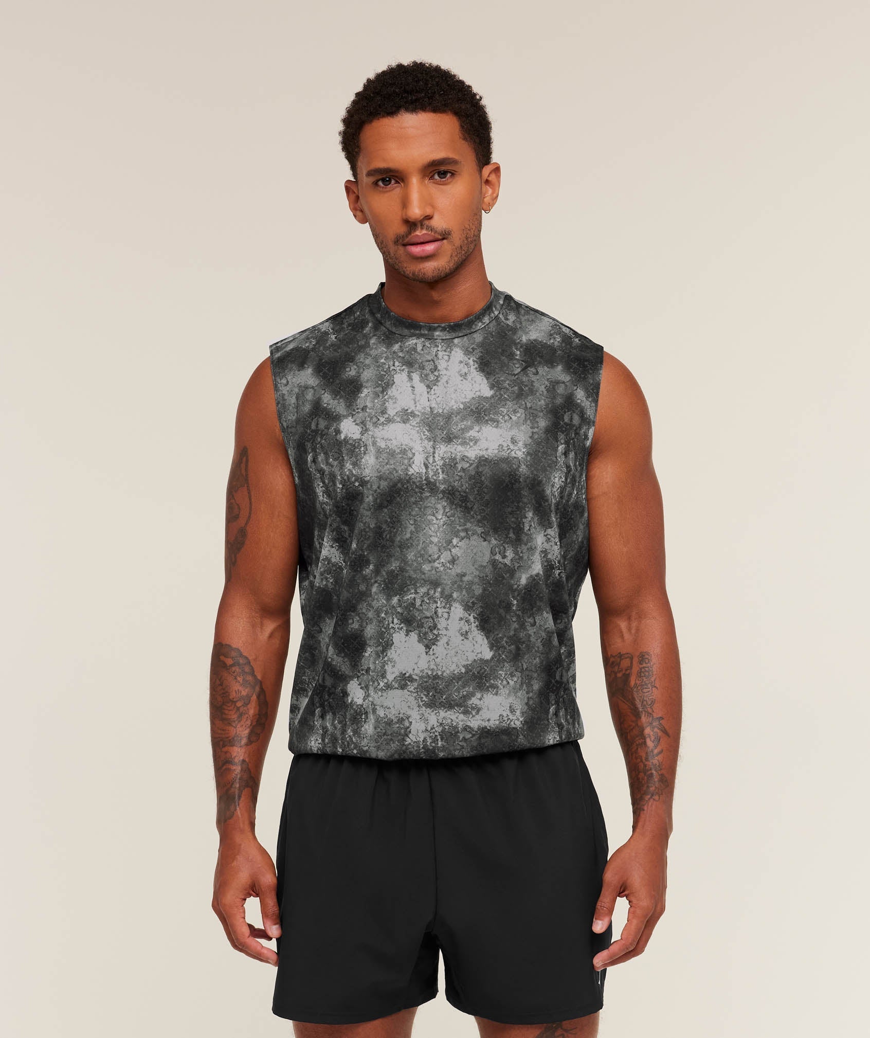 Gymshark Arrival Oversized Tank - Smokey Grey