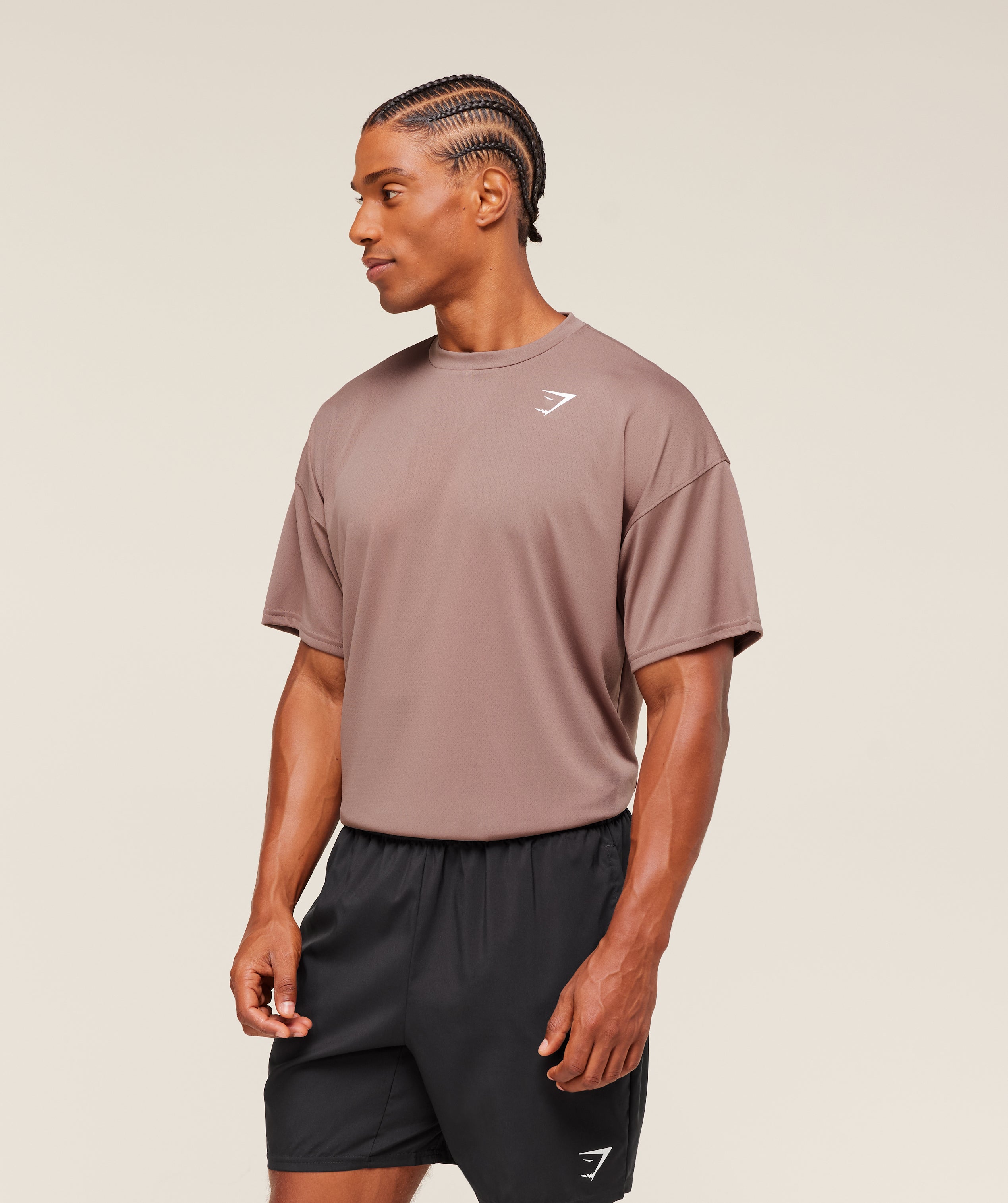 Gymshark Arrival Oversized T-Shirt - Chestnut Pink