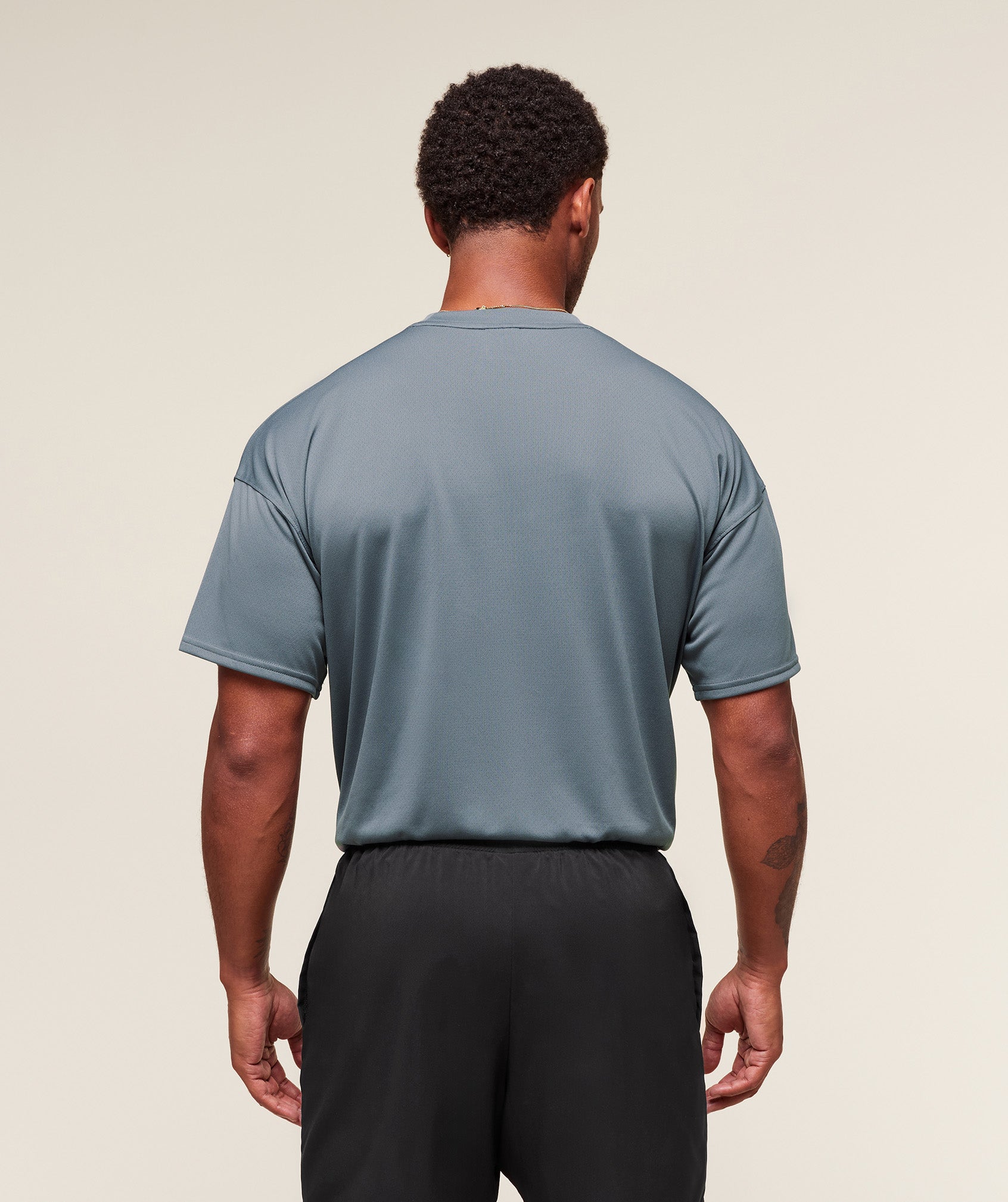 Gymshark Arrival Oversized T-Shirt - Iron Blue