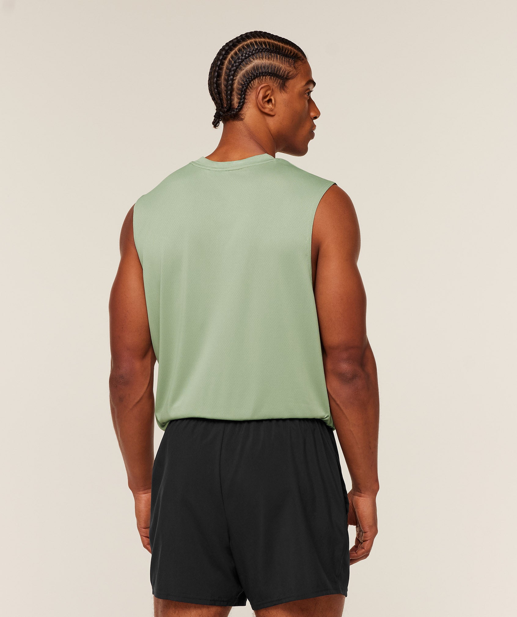 Gymshark Arrival Oversized Tank - GS Haze Green