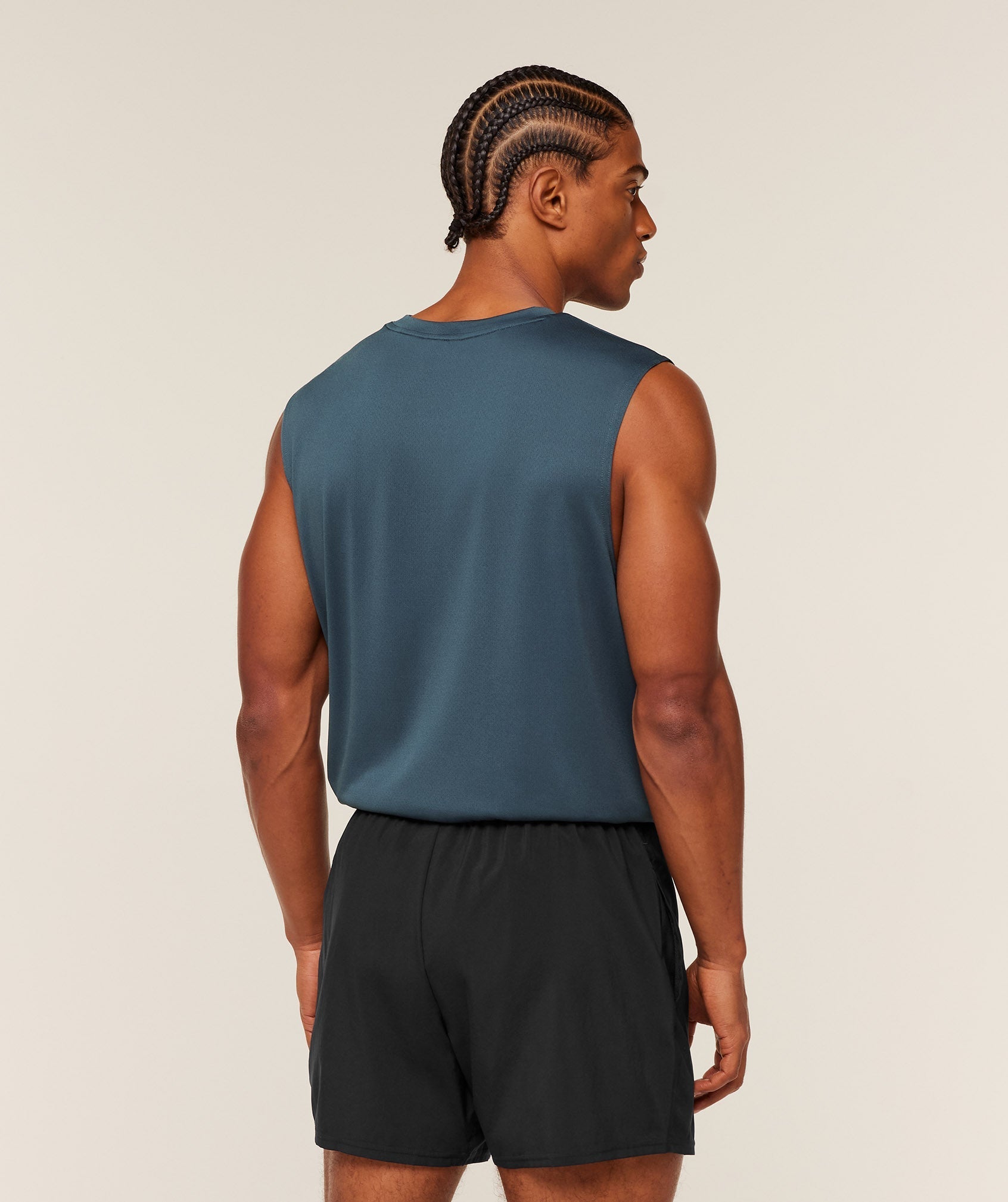 Gymshark Arrival Oversized Tank - GS Stealth Blue