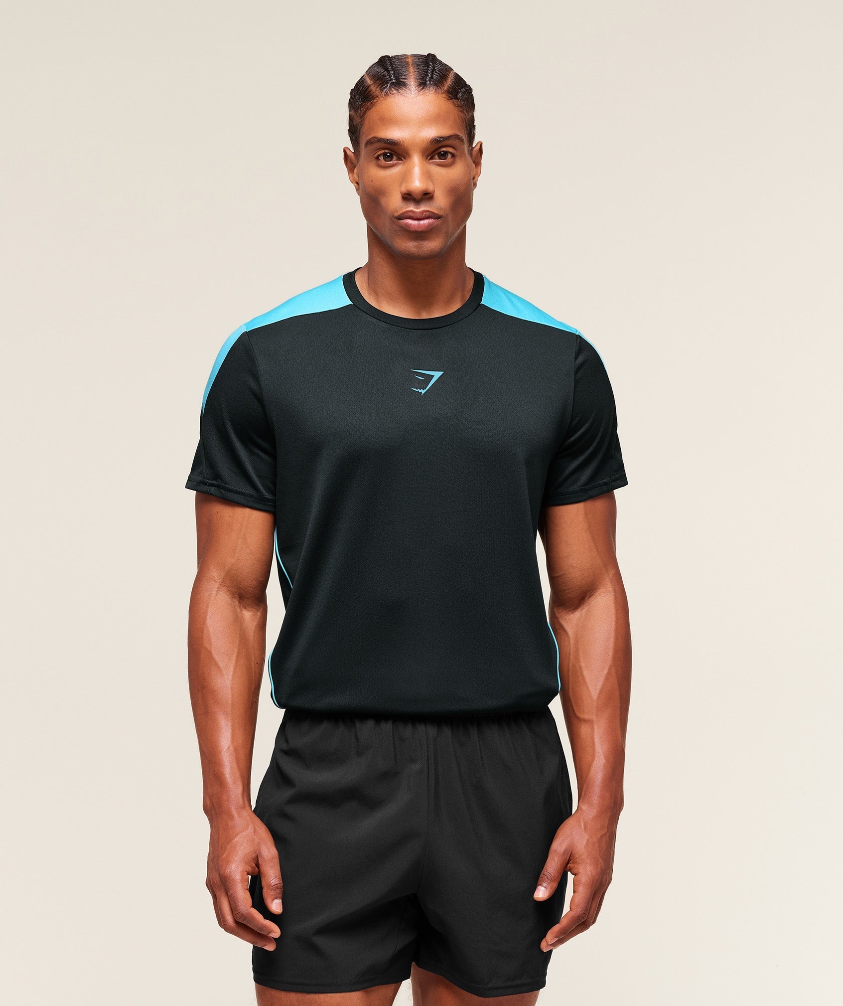 Gymshark Arrival Block T-Shirt - Deep Petrol Blue