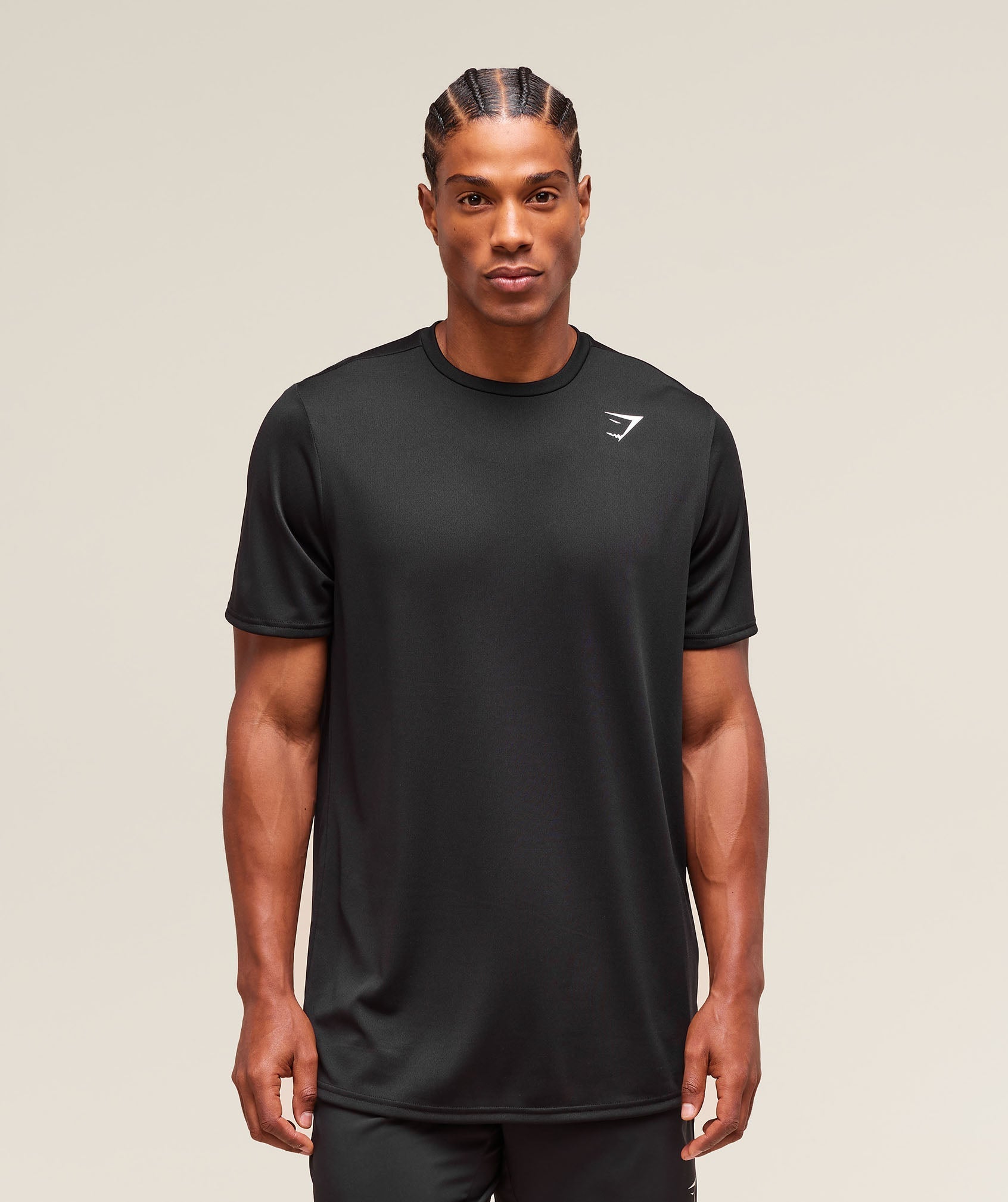 Gymshark Arrival T-Shirt (Tall) - Black