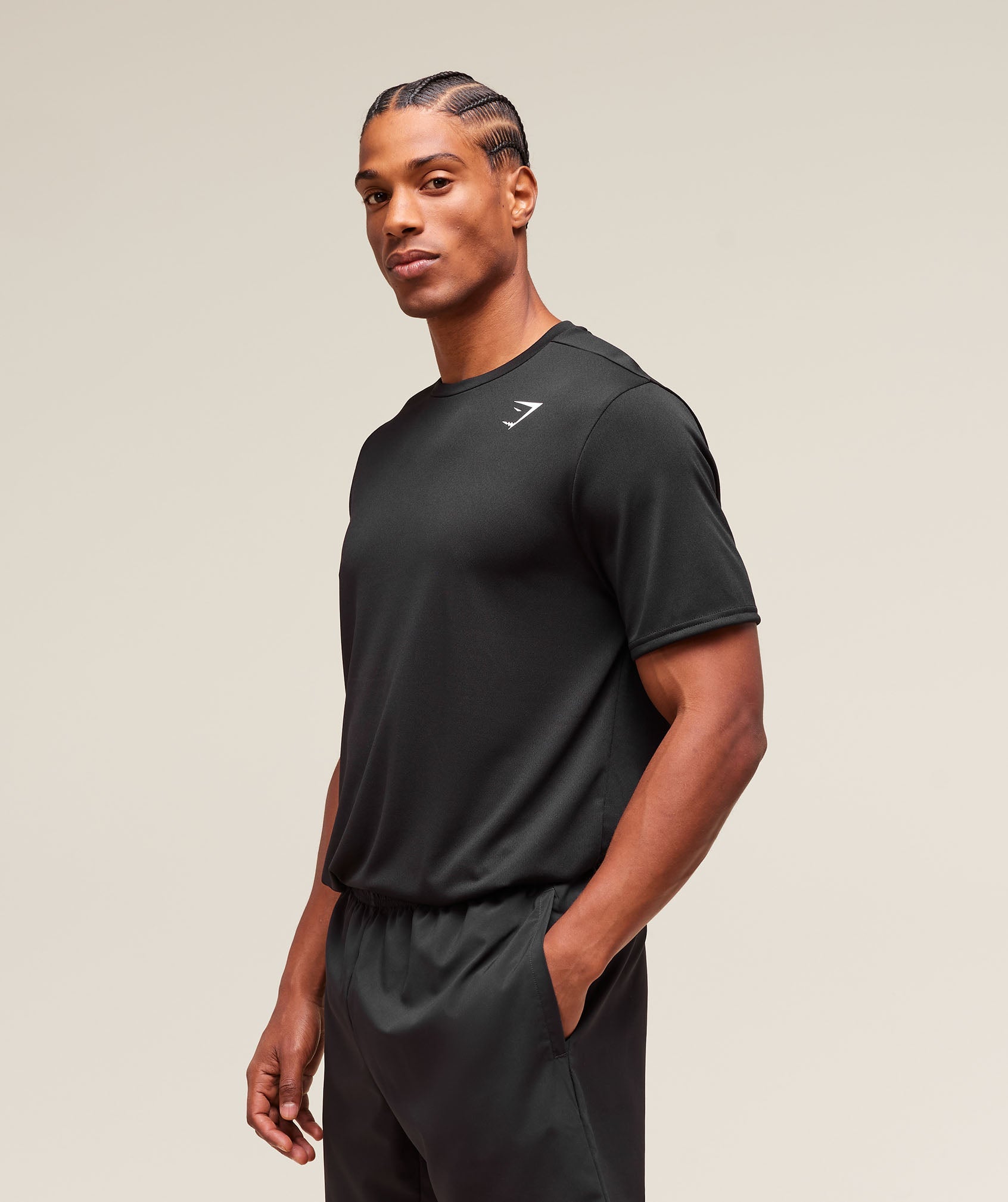 Gymshark Arrival T-Shirt (Tall) - Black