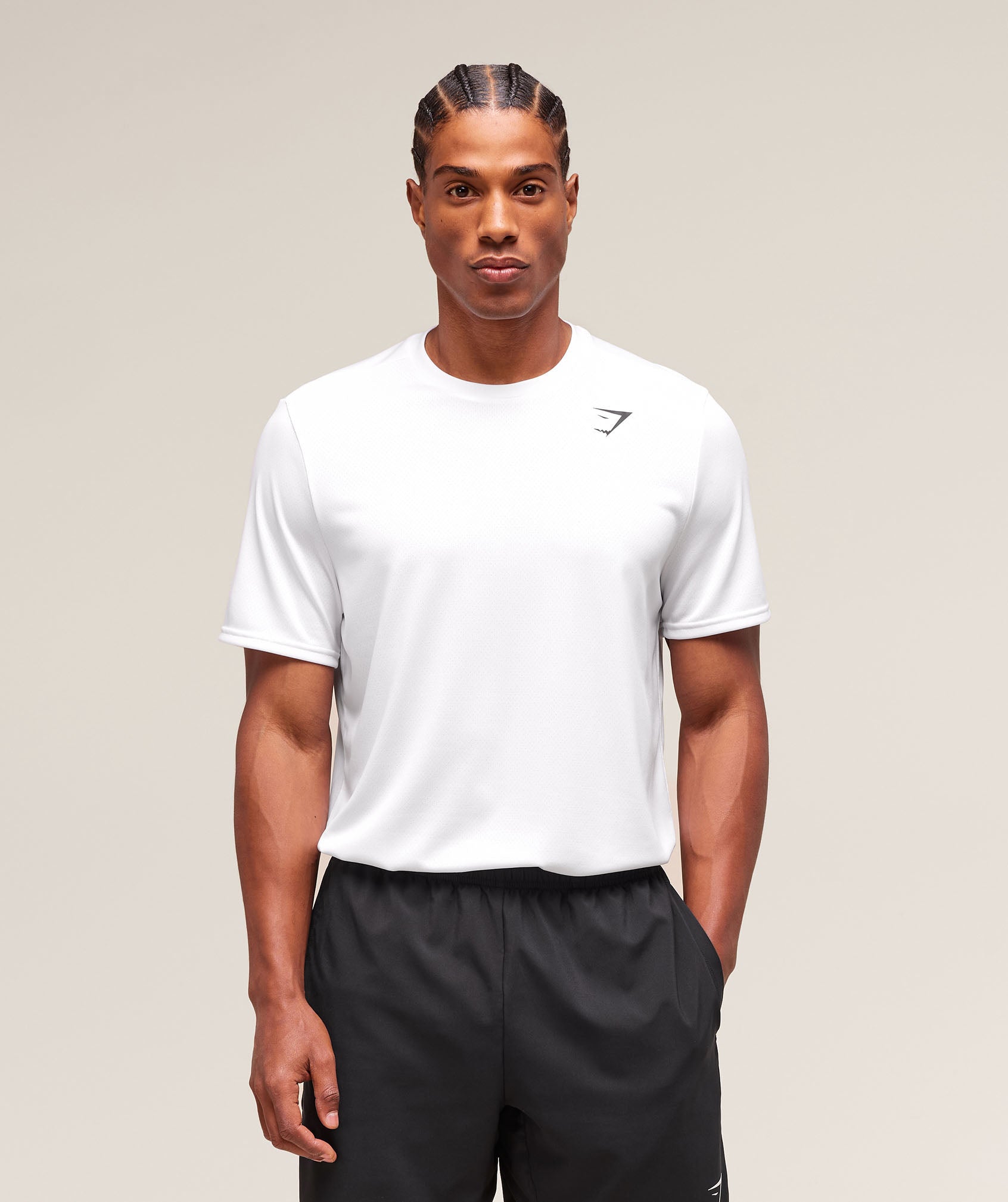 Gymshark Arrival T-Shirt (Tall) - White