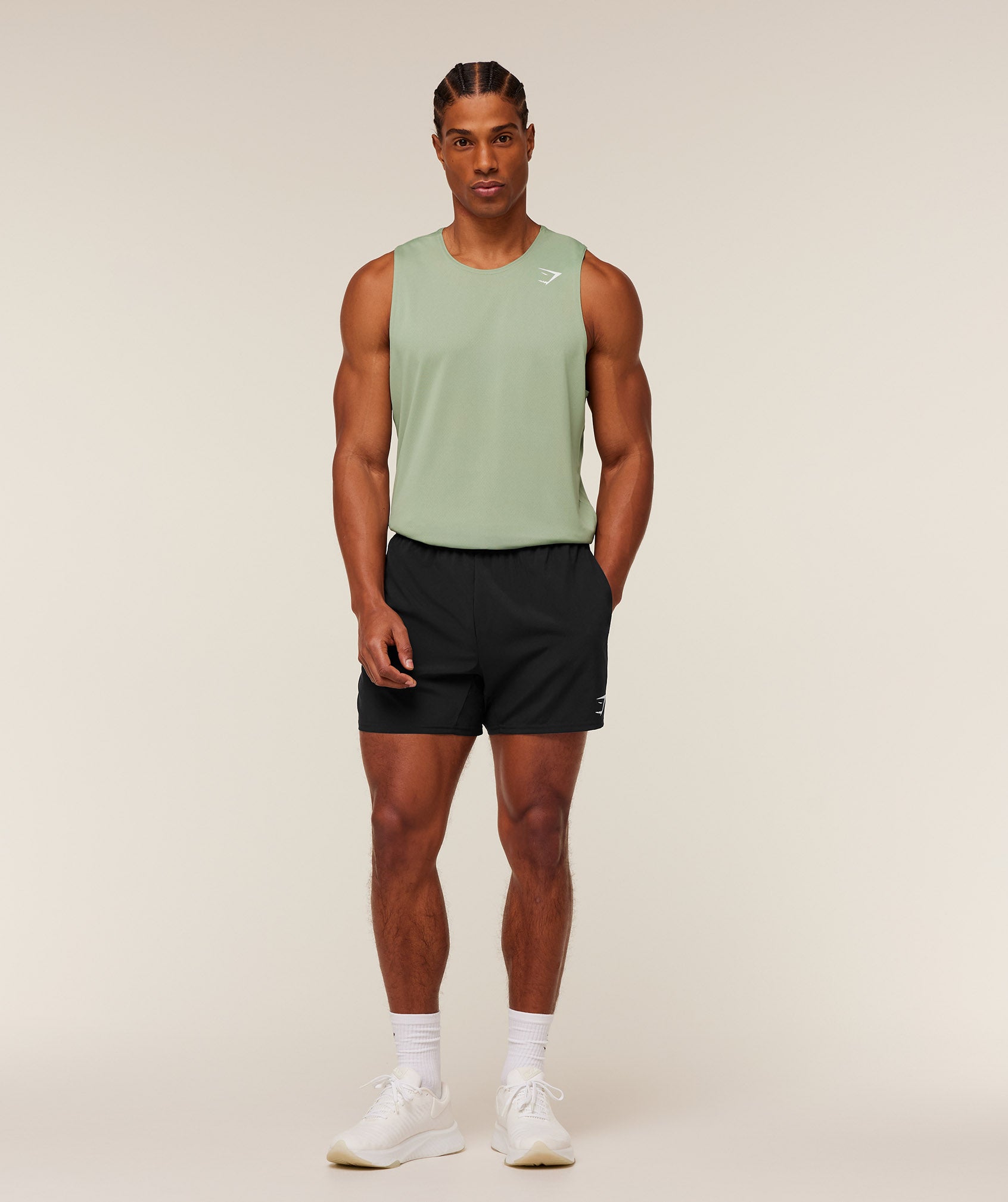 Gymshark Arrival Tank - GS Haze Green