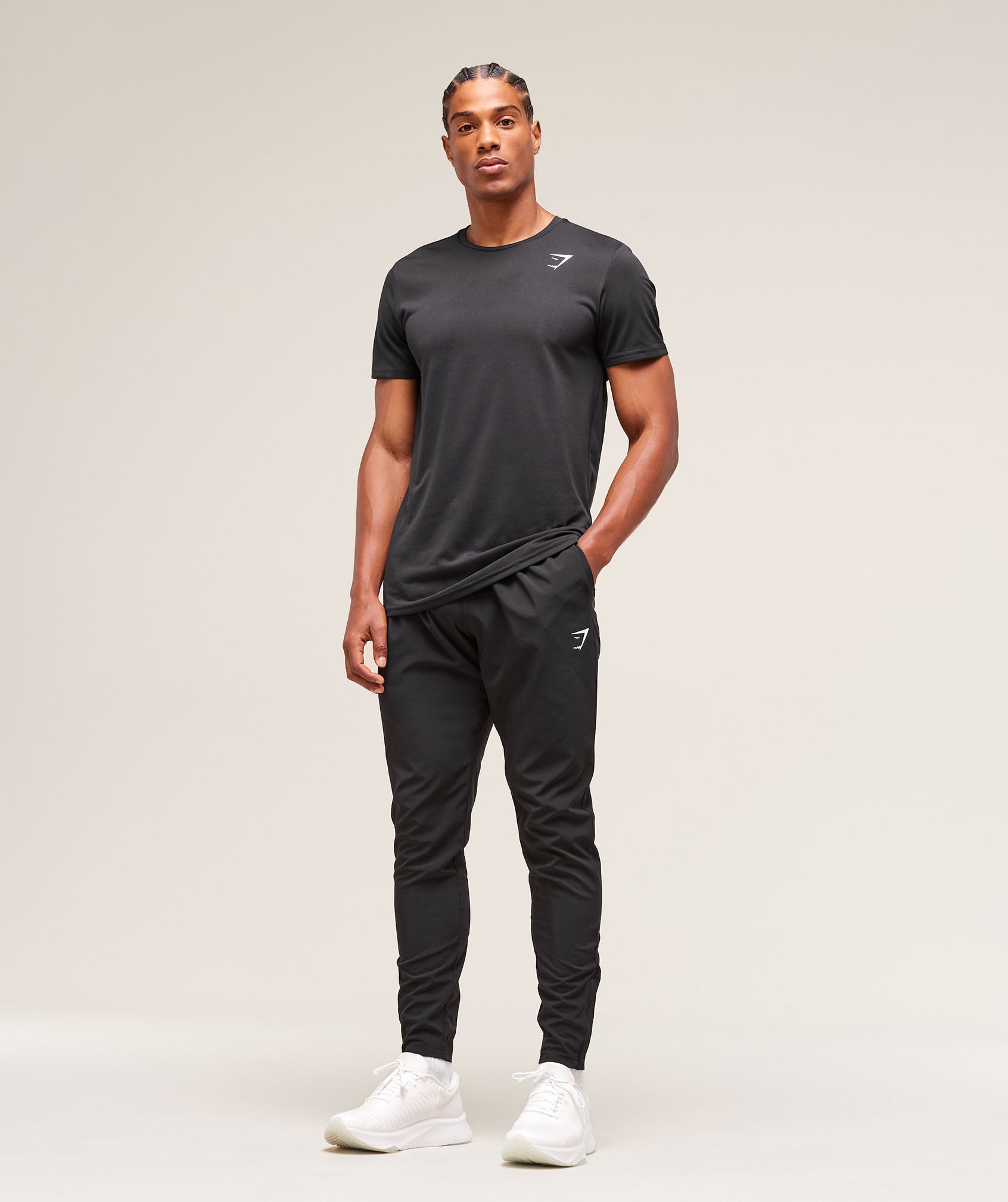 Gymshark Arrival Woven Tall Joggers - Black