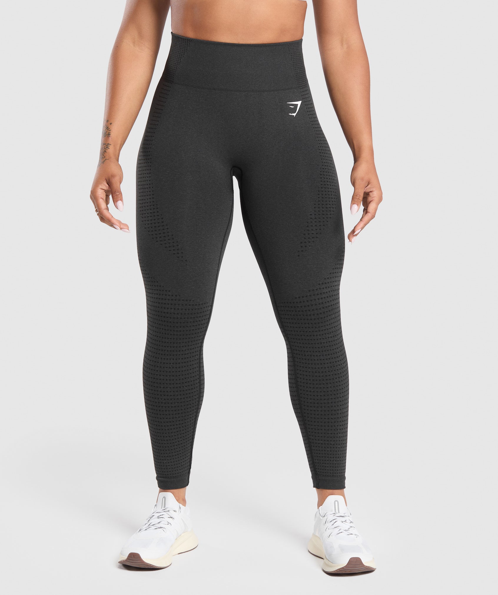 Gymshark Vital Short Leggings - Black Marl