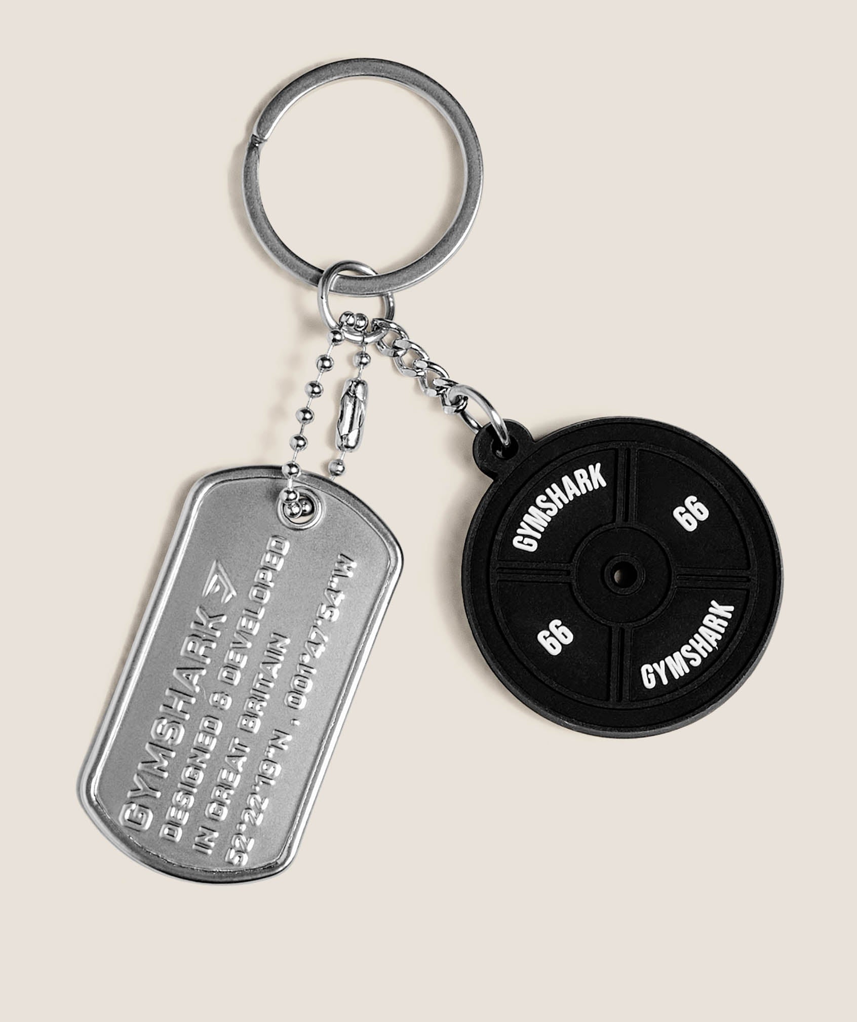 Gymshark Weight Plate Charm - Black