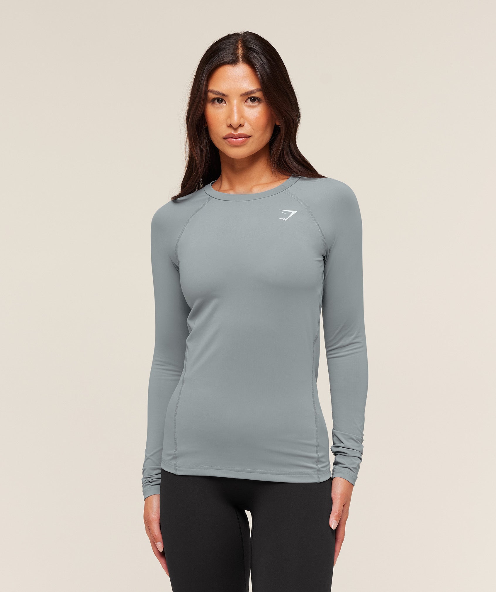 Gymshark Training Baselayer Long Sleeve Top - Denim Grey