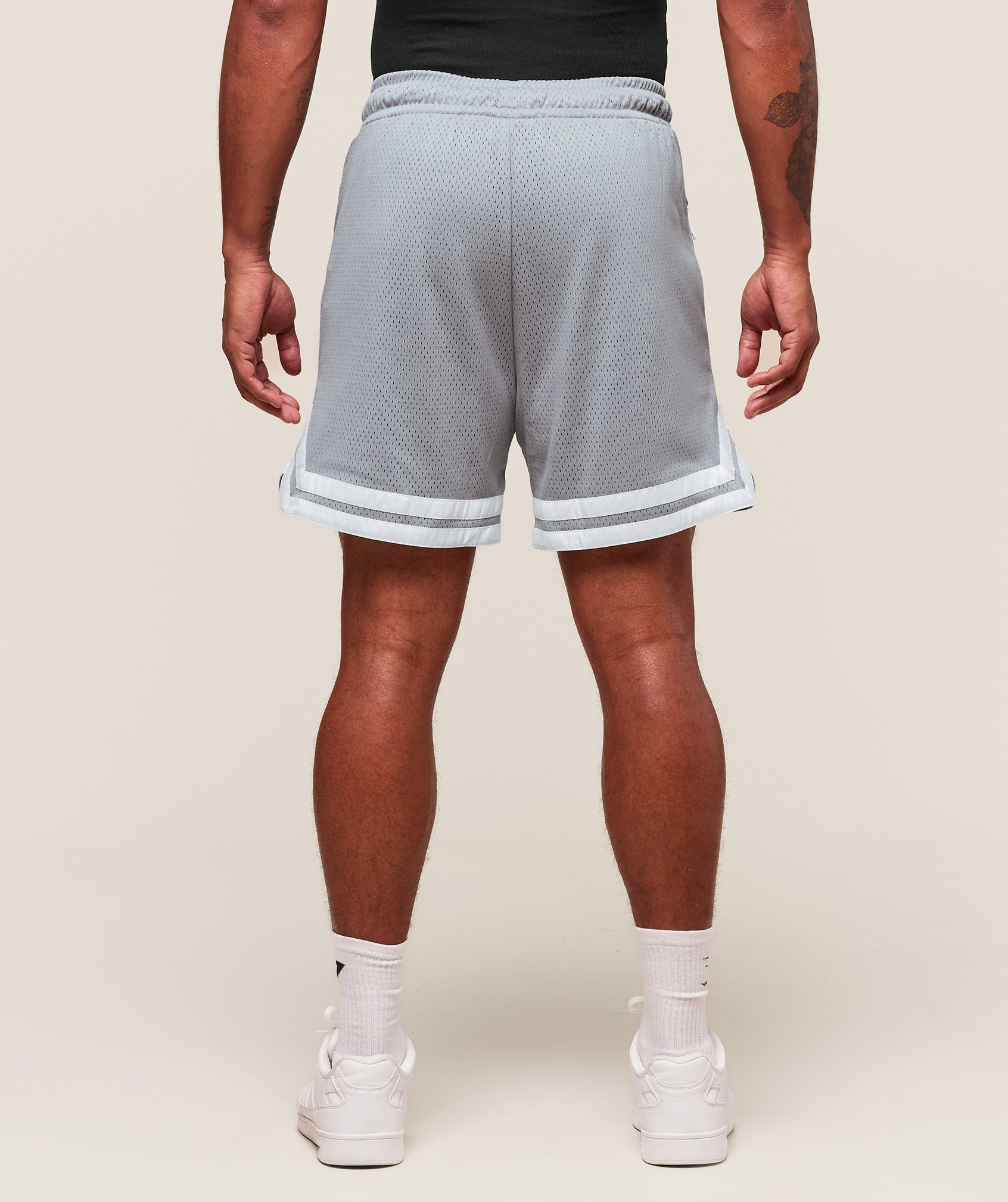 Gymshark Campus Mesh Shorts - Denim Grey