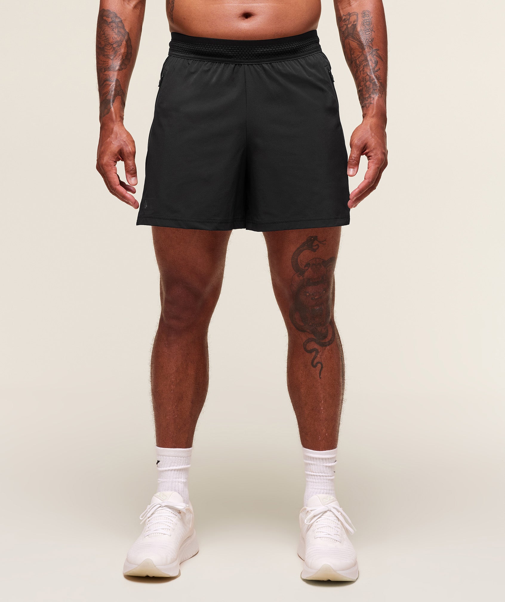 Gymshark Fit Elite 5" Shorts - Black