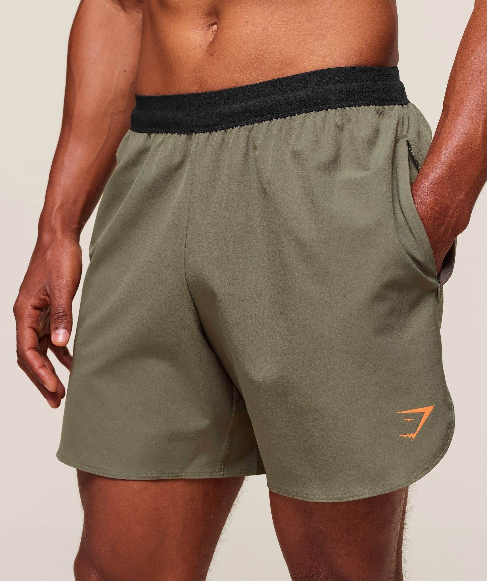 Gymshark Fit Repeat 6" Shorts - Base Green