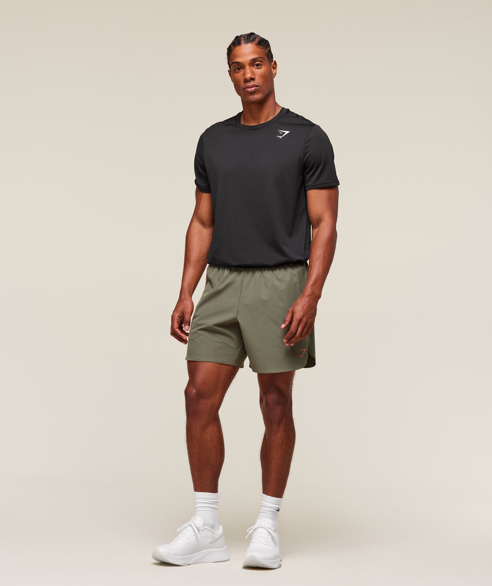 Gymshark Fit Repeat 6" Shorts - Base Green