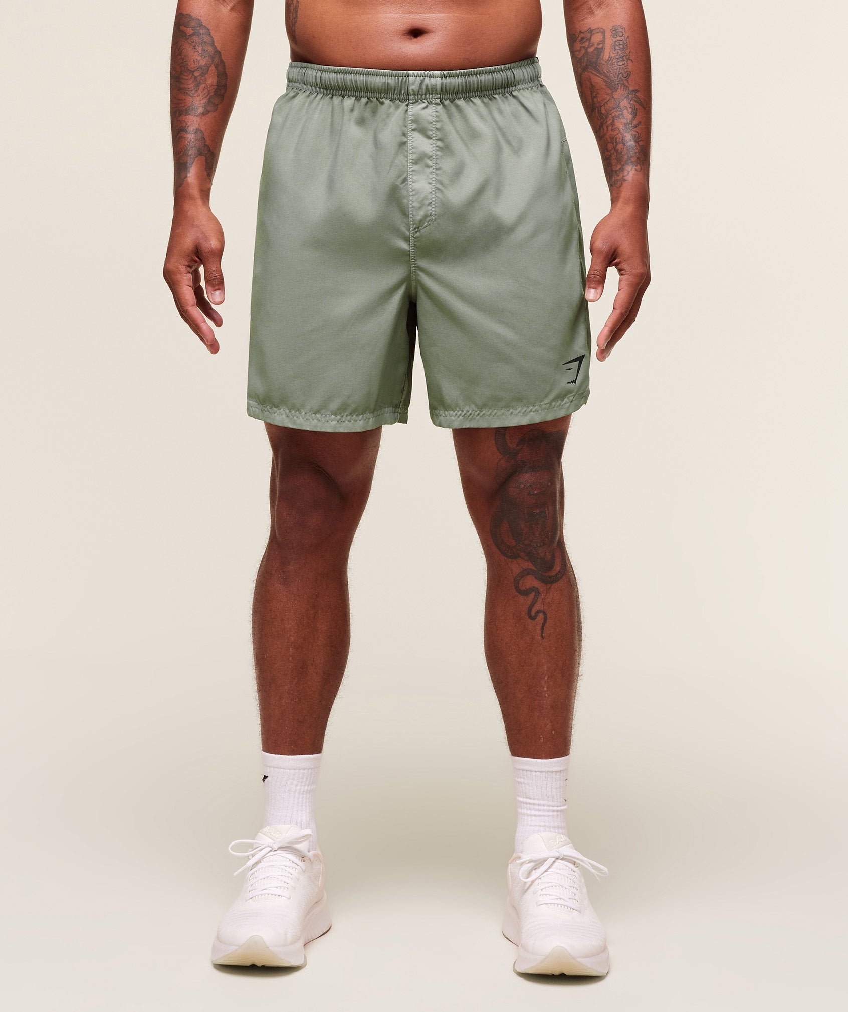 Gymshark Fit Light 7" Shorts - Strength Green