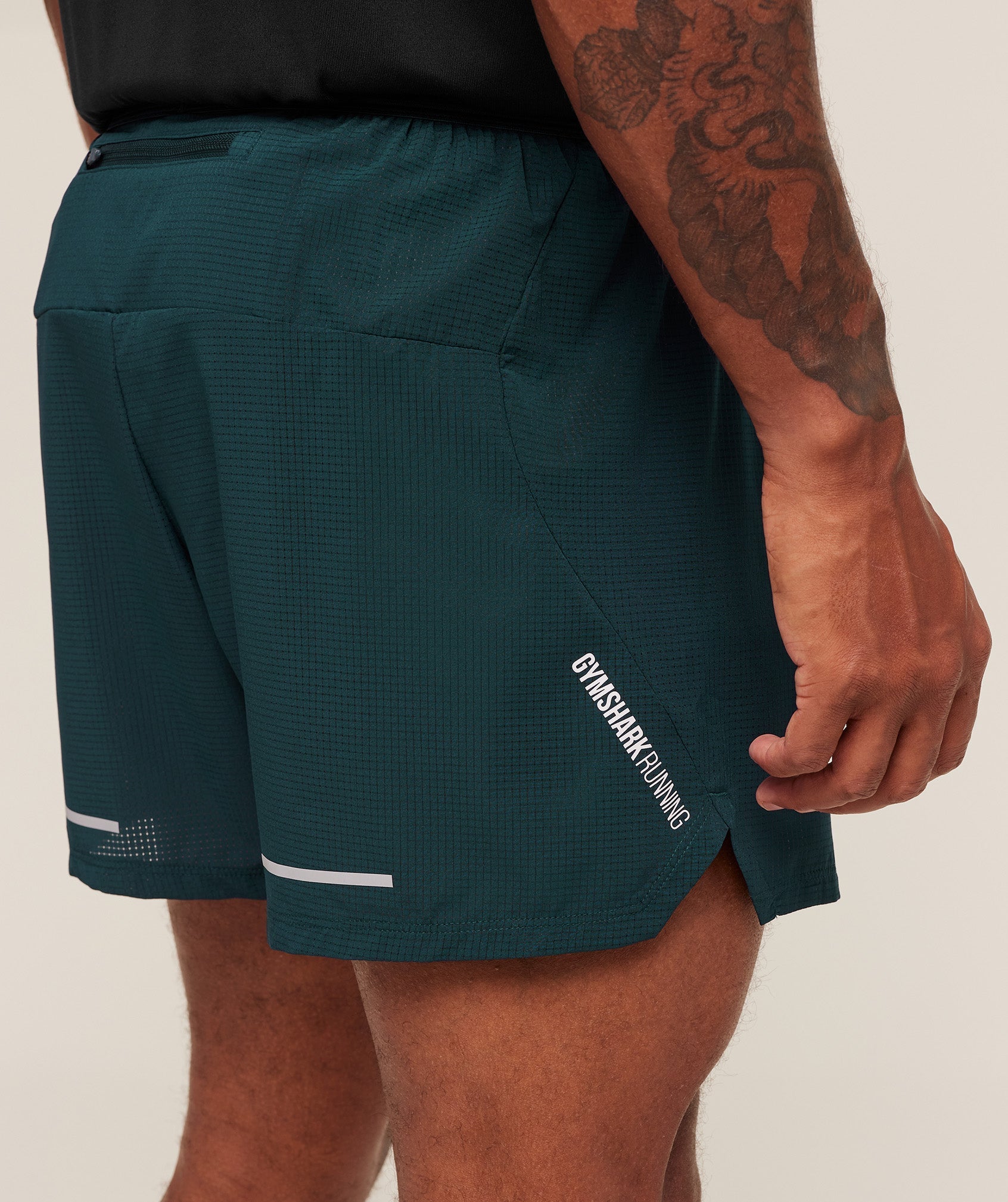 Gymshark Running 5" Shorts - Deep Petrol Blue