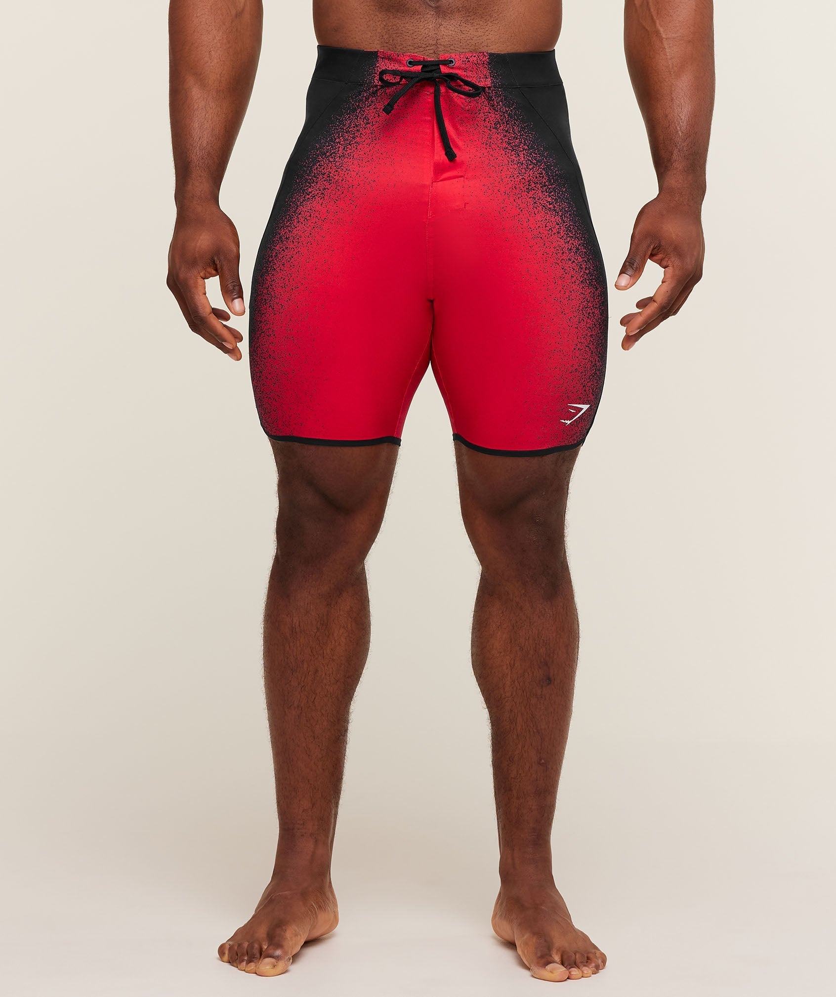 Gymshark RT Competition Board Short - GS Athletic Red/GS Black