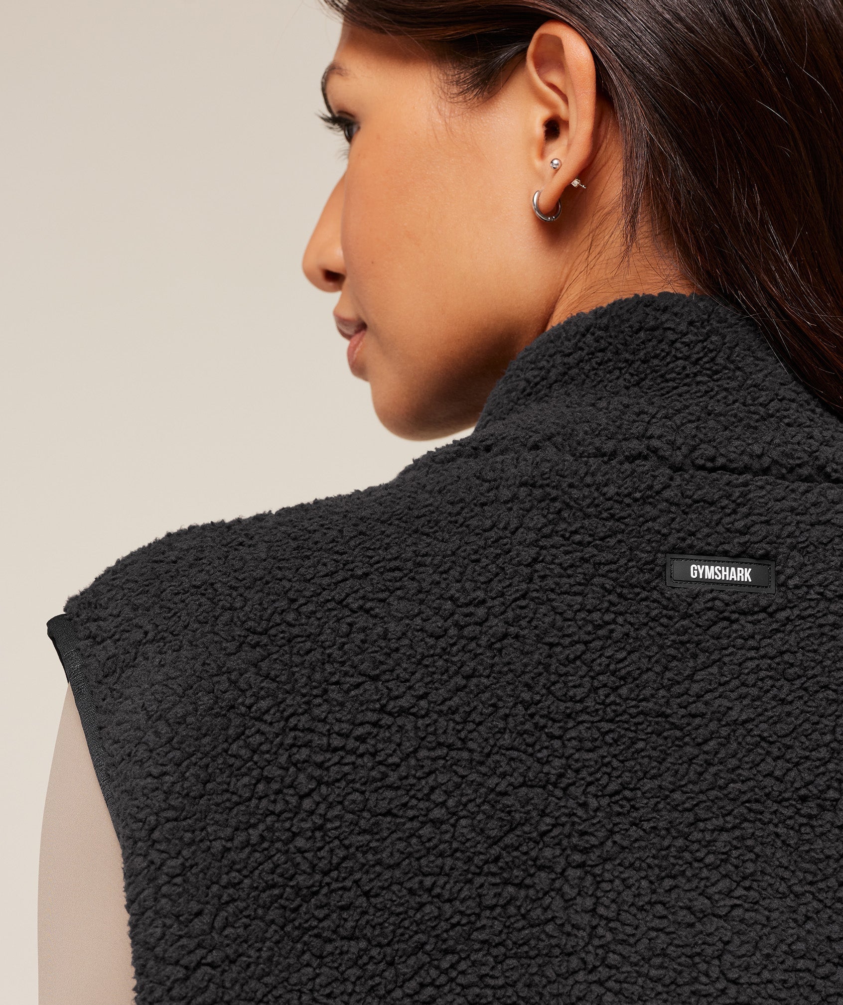 Gymshark Sherpa Gilet - Black