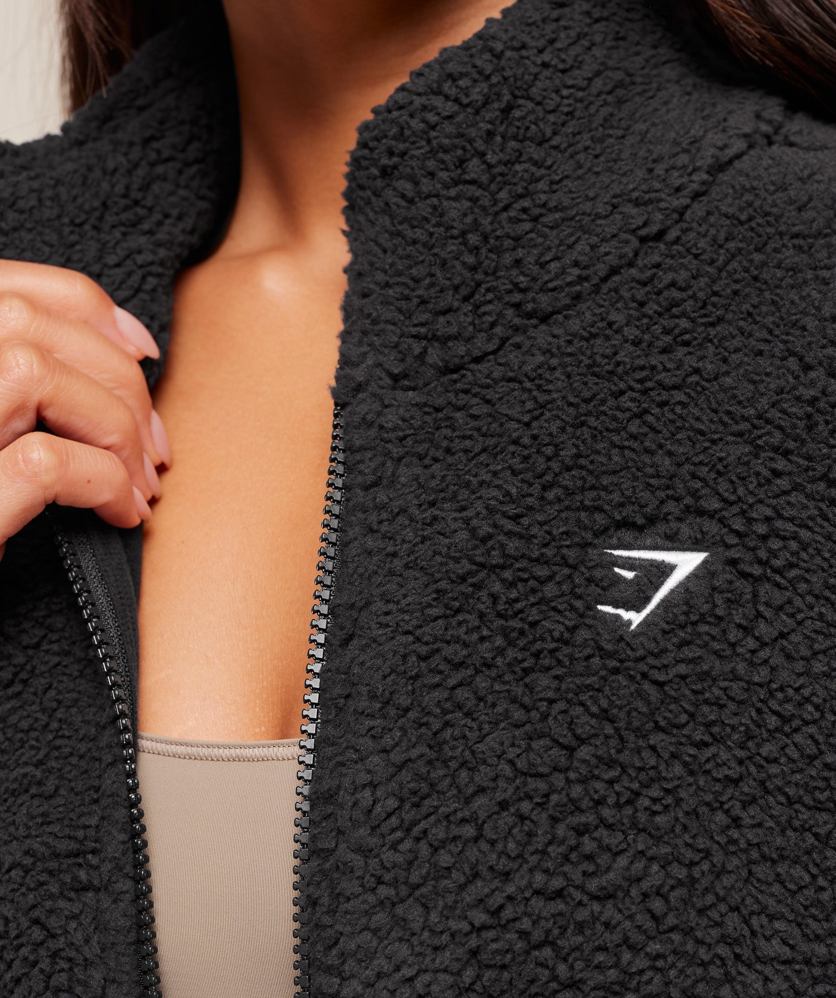 Gymshark Sherpa Gilet - Black