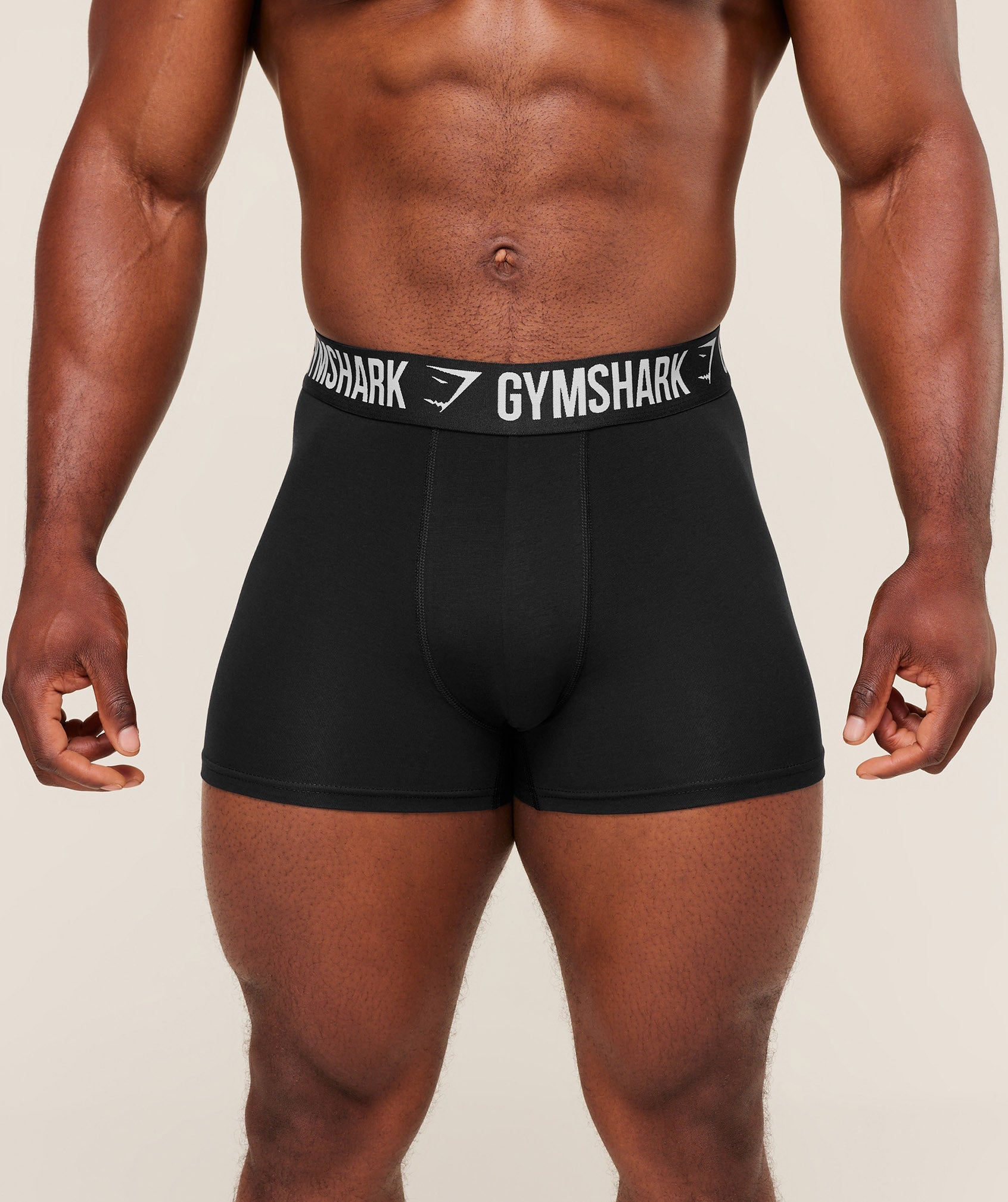 Gymshark Boxer Brief 3PK - Black/Silver Grey/White