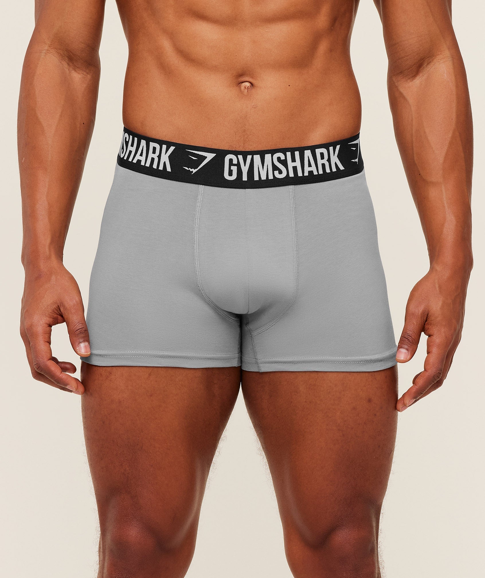 Gymshark Boxer Brief 3PK - GS Smokey Grey/GS Smokey Grey/GS Smokey Grey