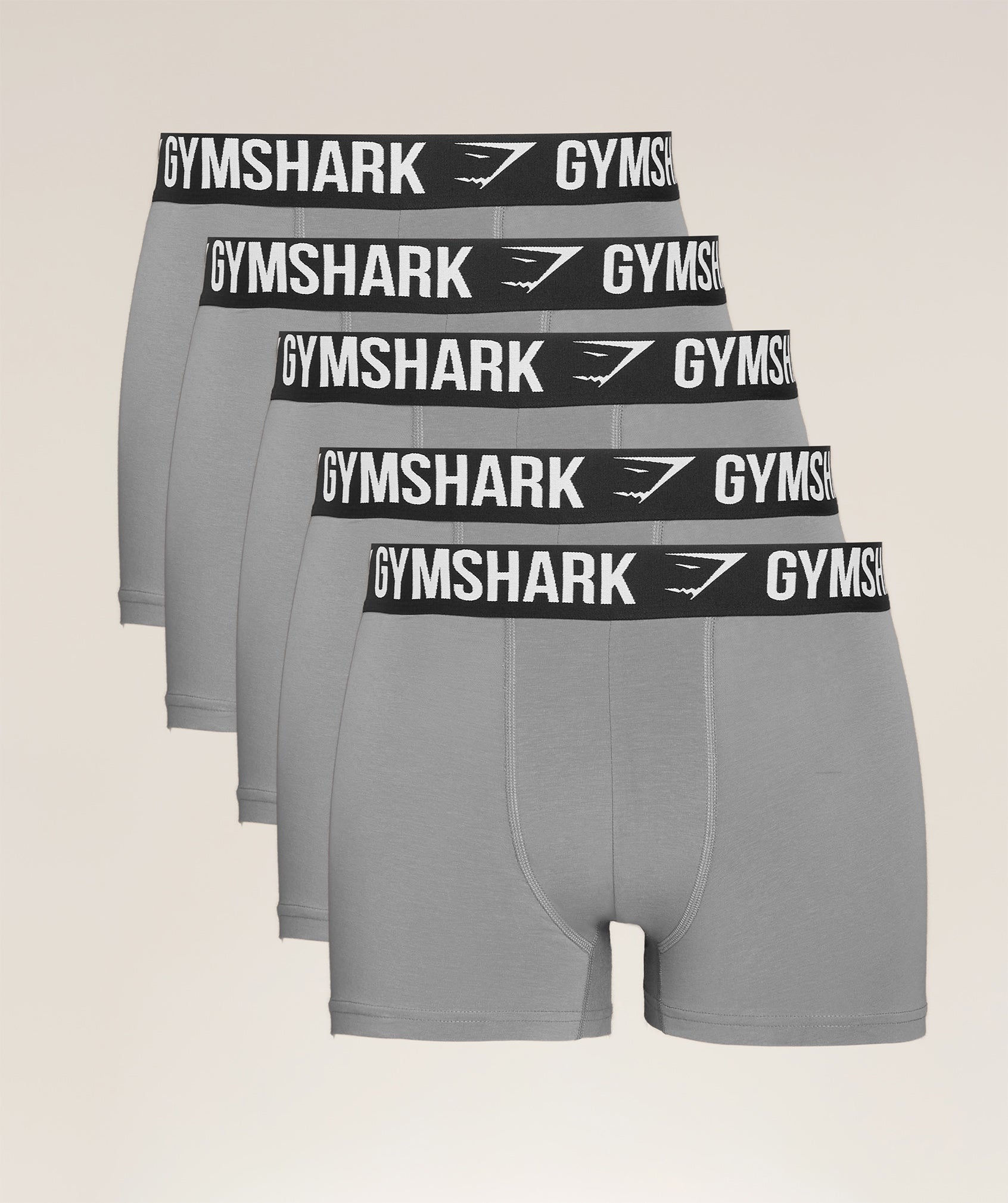 Gymshark Boxer Brief 5PK - Medium Grey