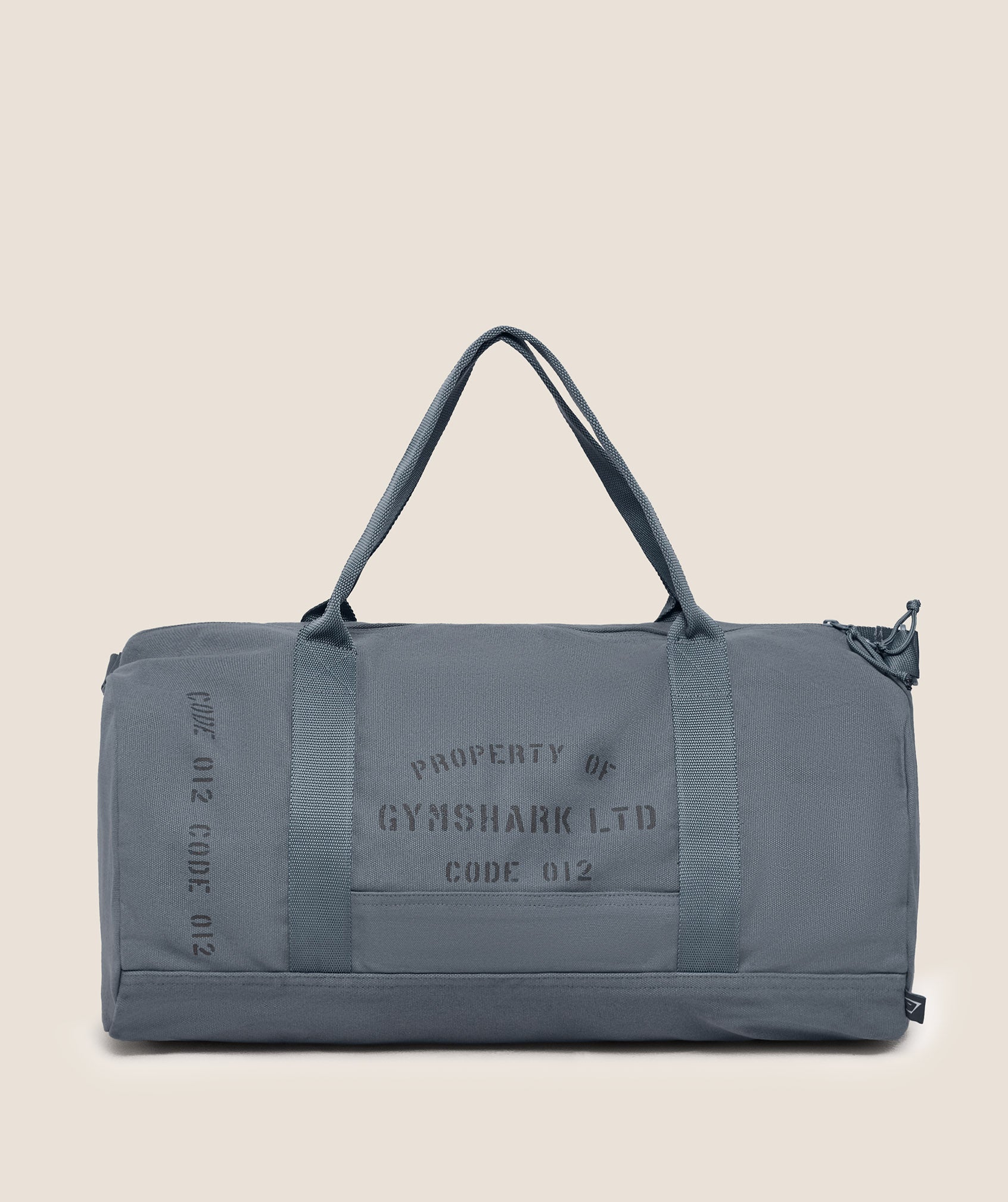 Gymshark Graphic Duffle Bag - Iron Blue