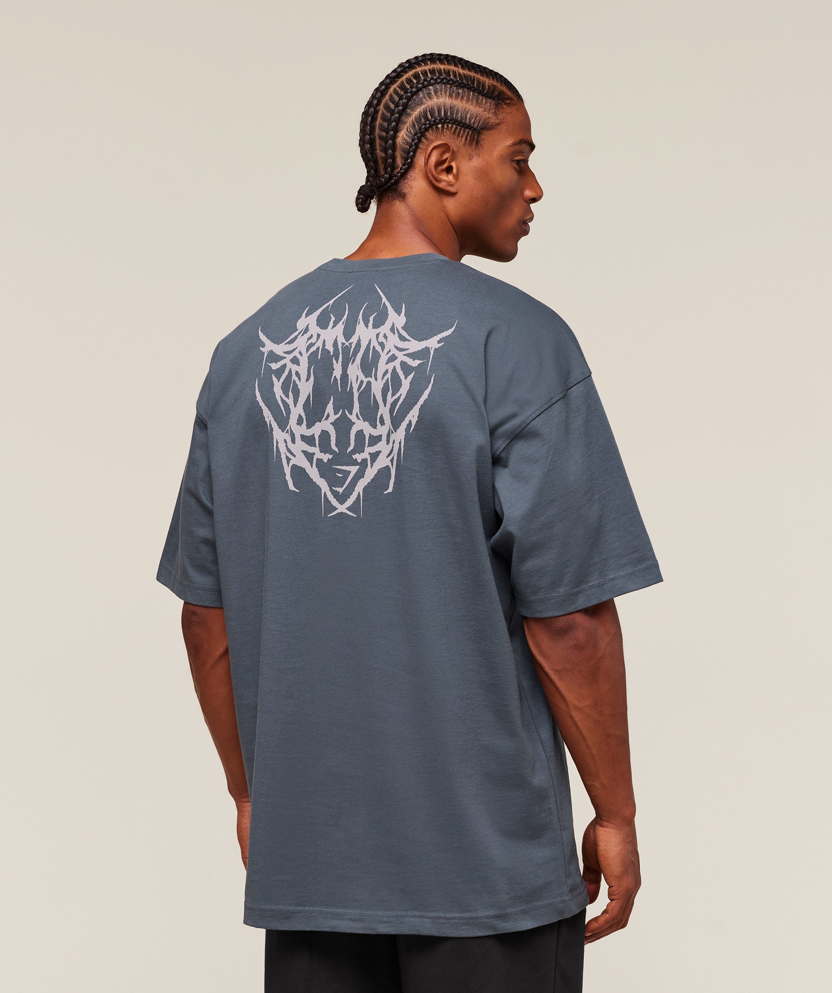 Gymshark Carlos x Rest Day Essential T-Shirt - Titanium Blue