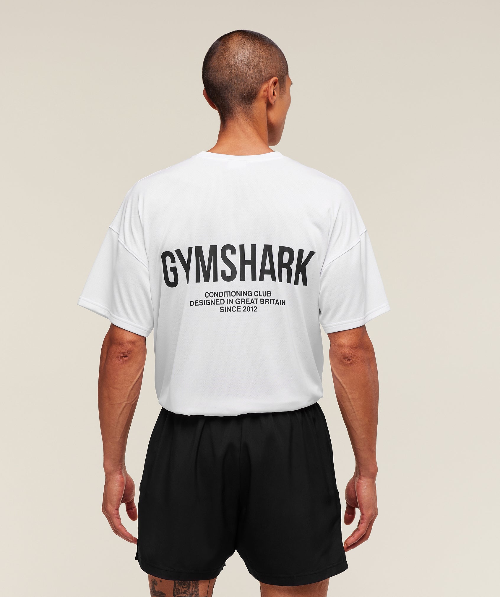 Gymshark Conditioning Club Oversized T-Shirt - White