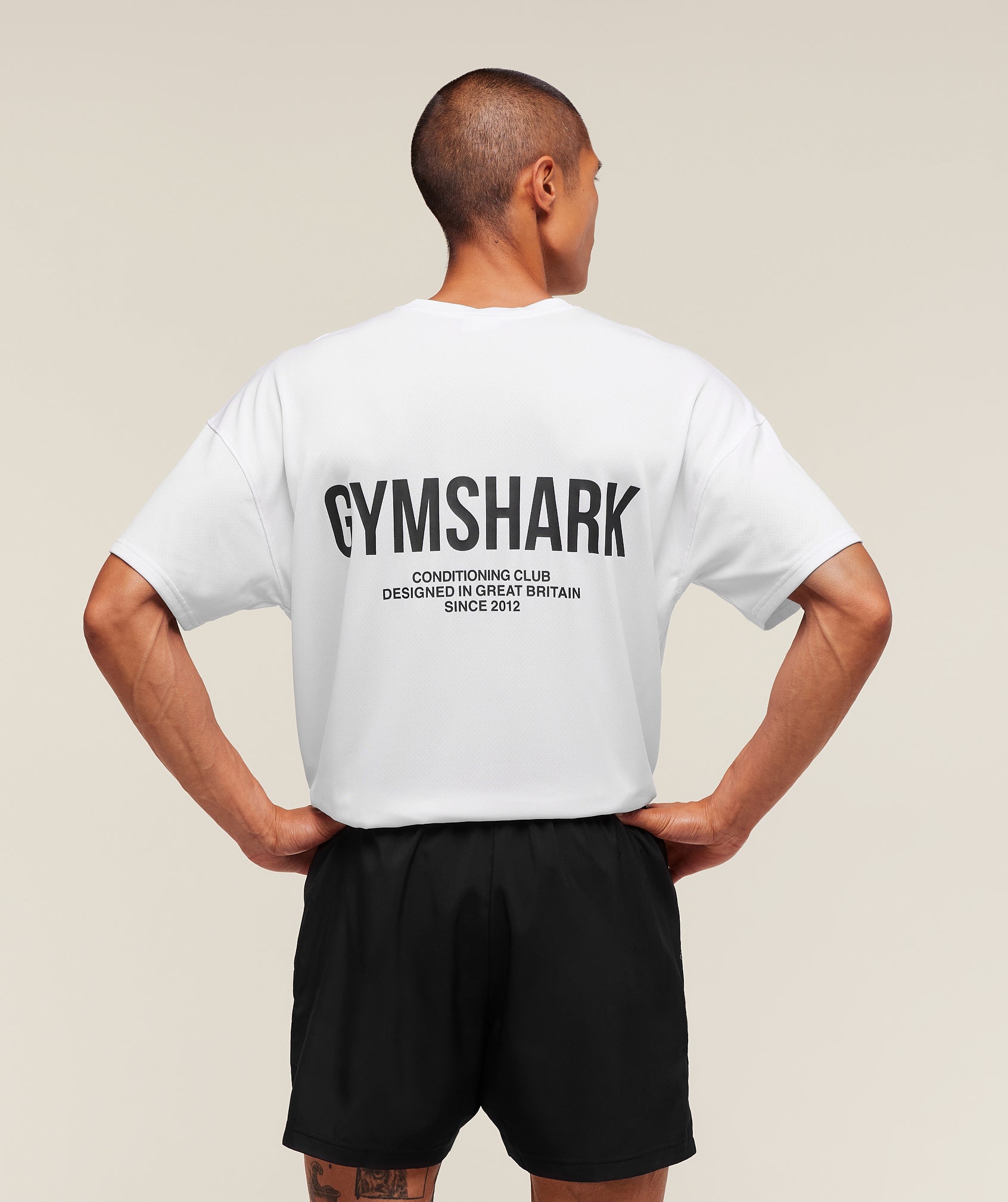 Gymshark Conditioning Club Oversized T-Shirt - White