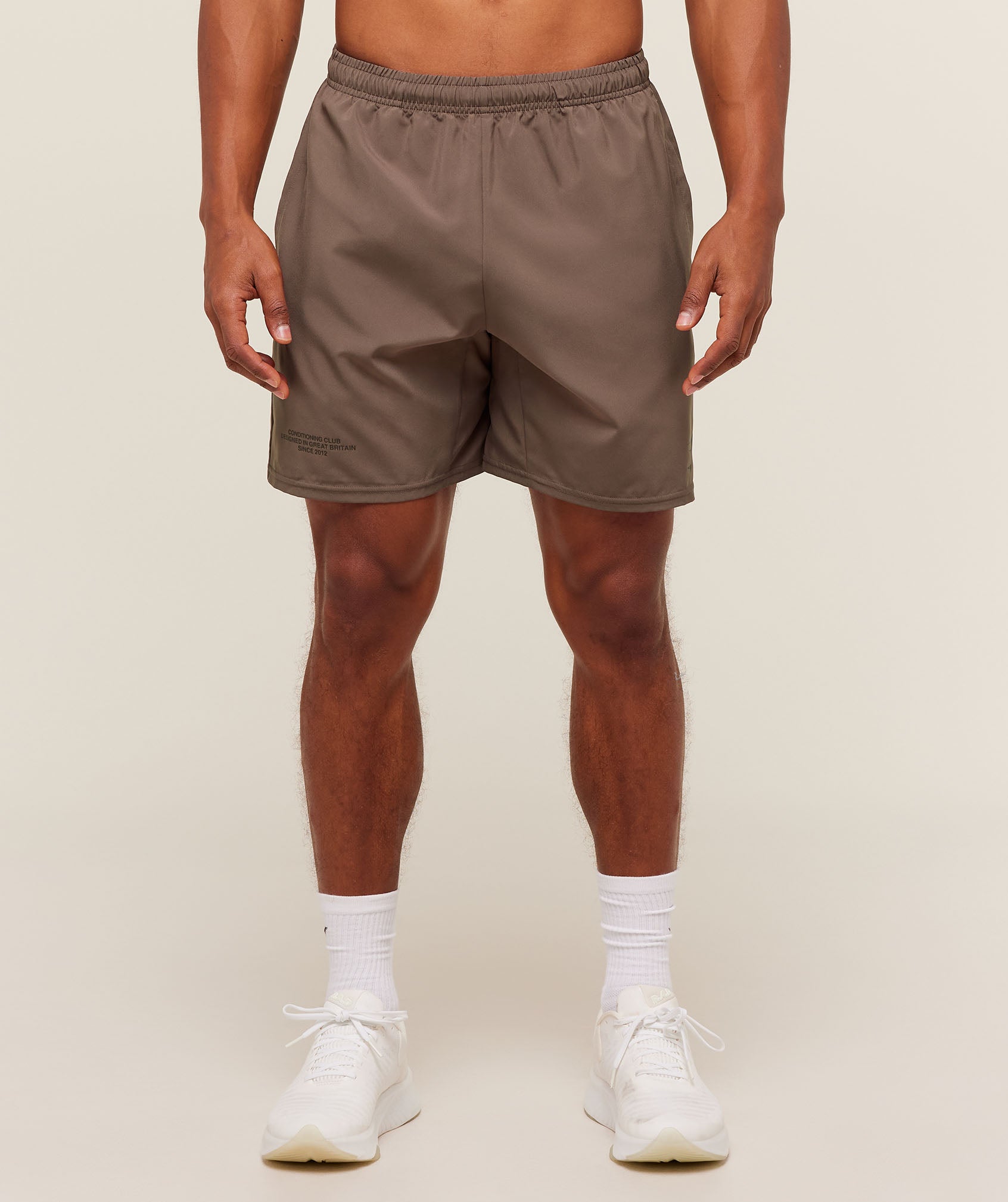 Gymshark Conditioning Club Shorts - Soft Brown/Archive Brown