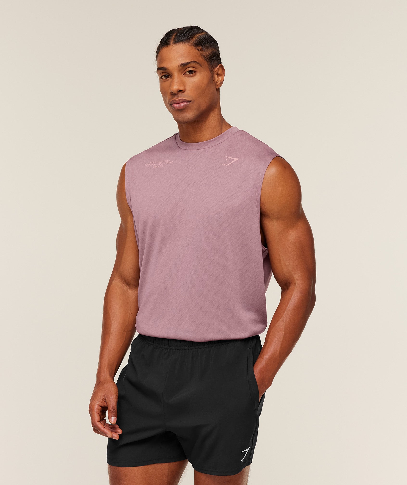 Gymshark Conditioning Club Tank - GS Calm Pink/GS Light Pink