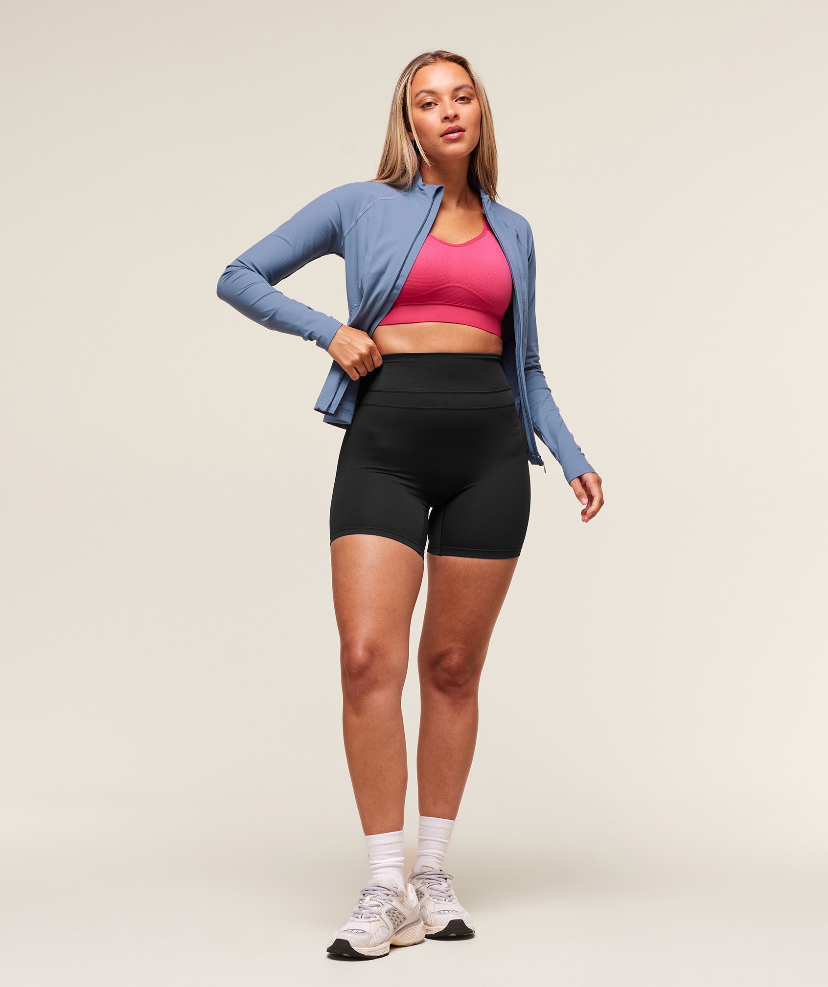 Gymshark Conditioning Full Zip Jacket - Worn Blue