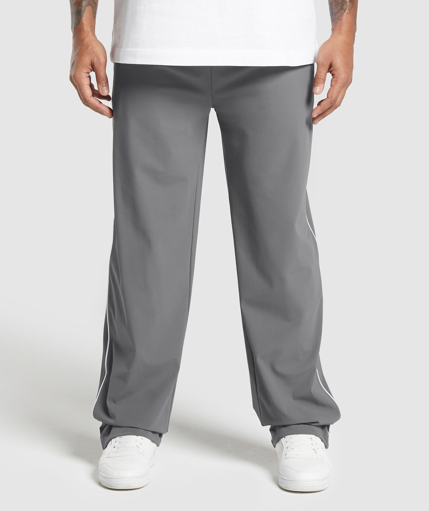 Gymshark Contrast Straight Leg Pant - Pitch Grey