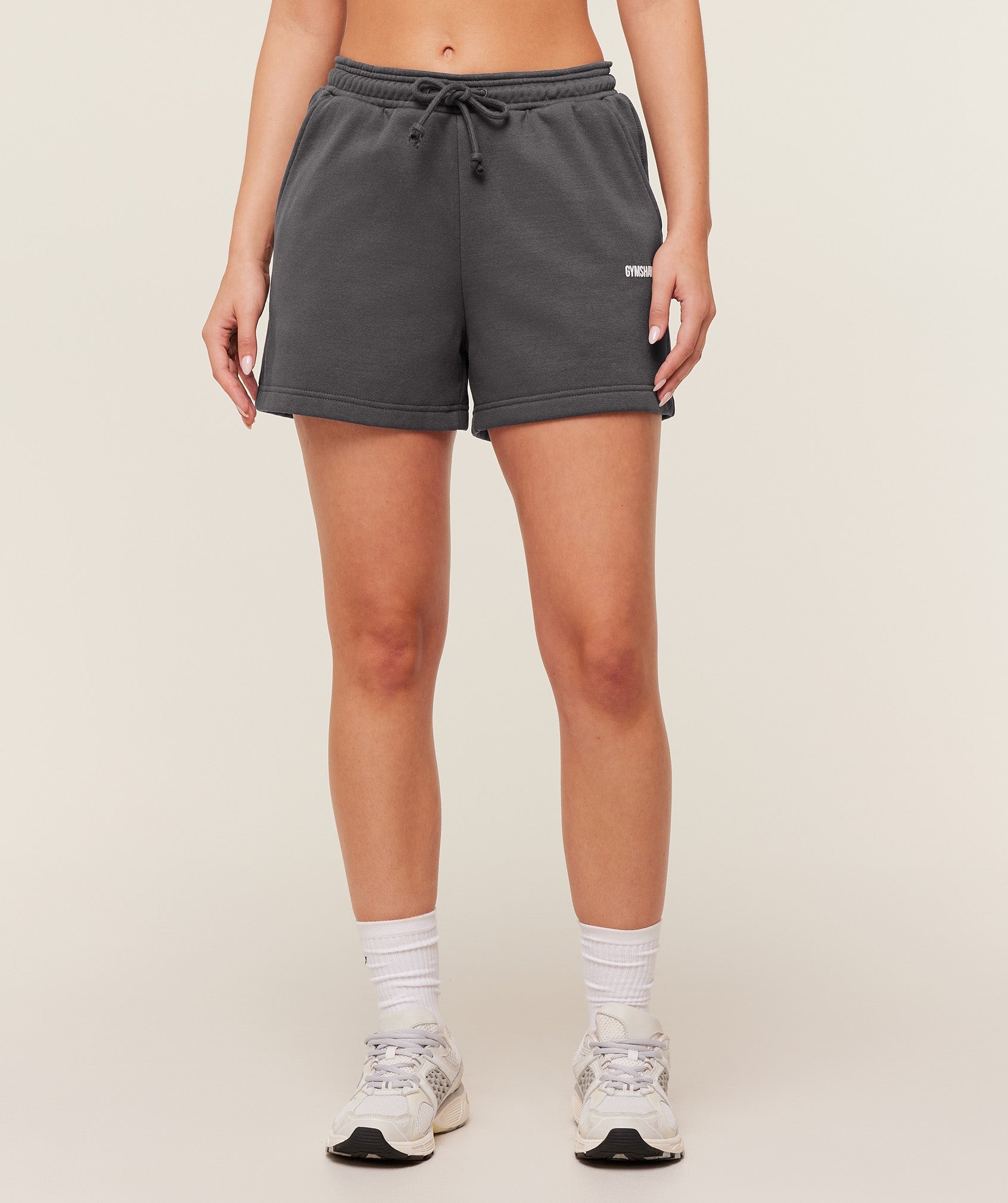 Gymshark Cosy Luxe Shorts - Onyx Grey