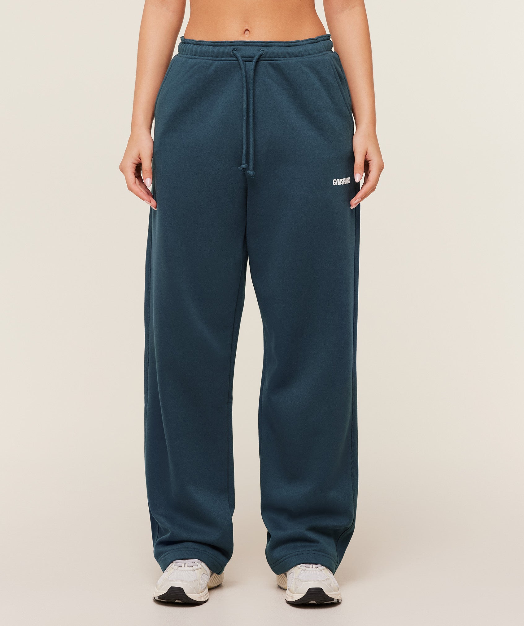 Gymshark Cosy Luxe Straight Leg Regular Joggers - GS Stealth Blue