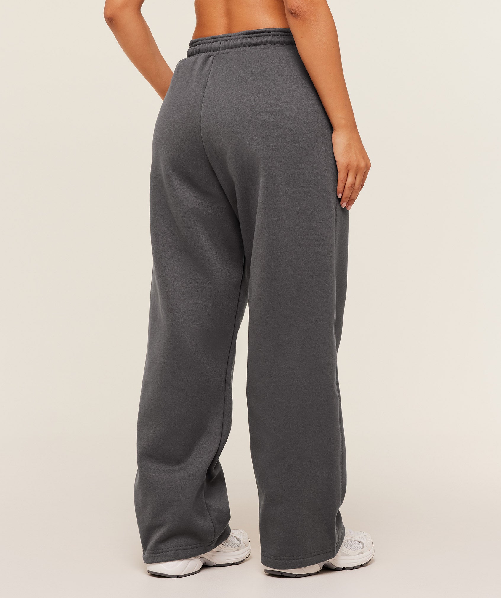 Gymshark Cosy Luxe Straight Leg Short Joggers - Onyx Grey