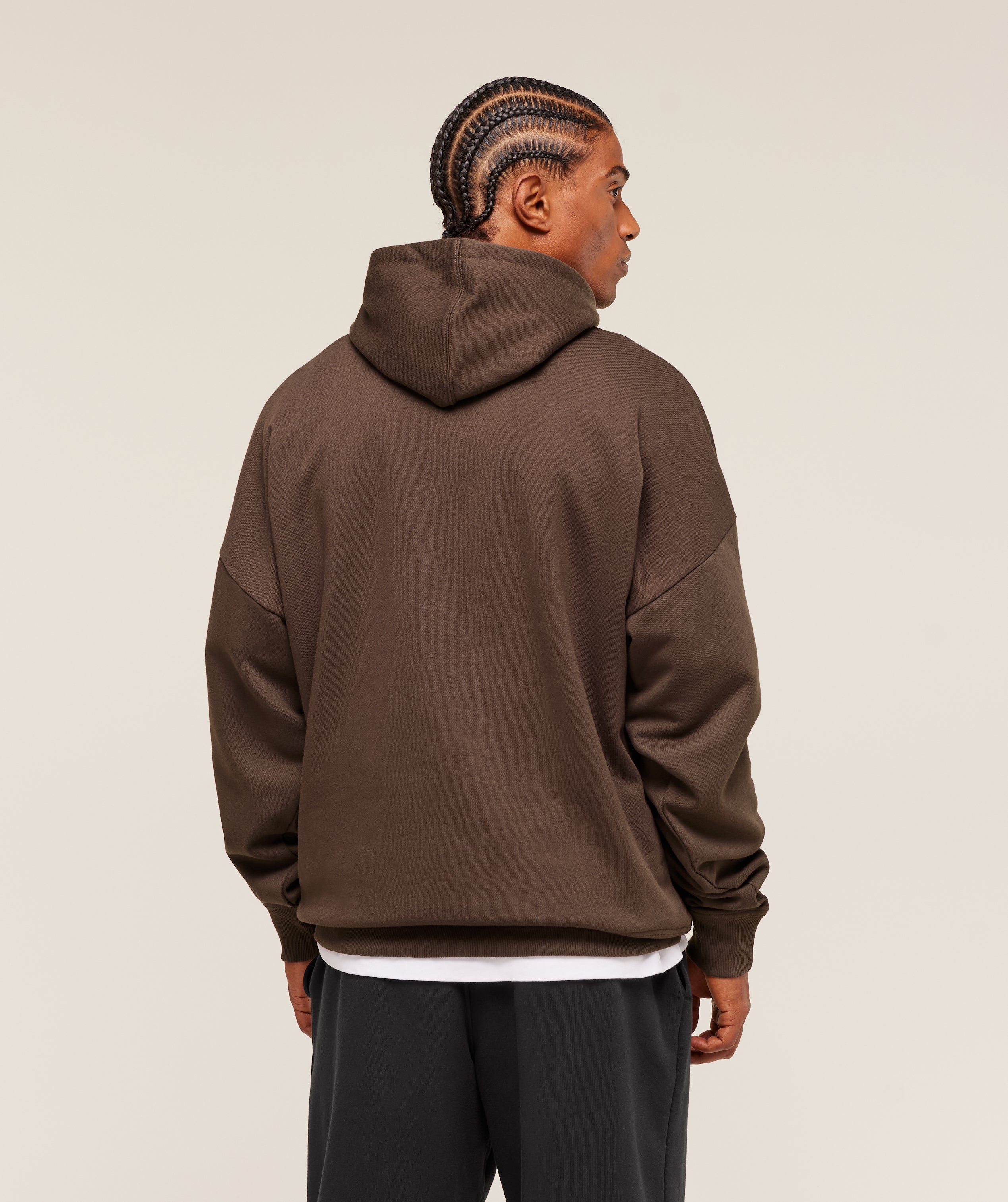 Gymshark Crest Oversized Hoodie - Archive Brown