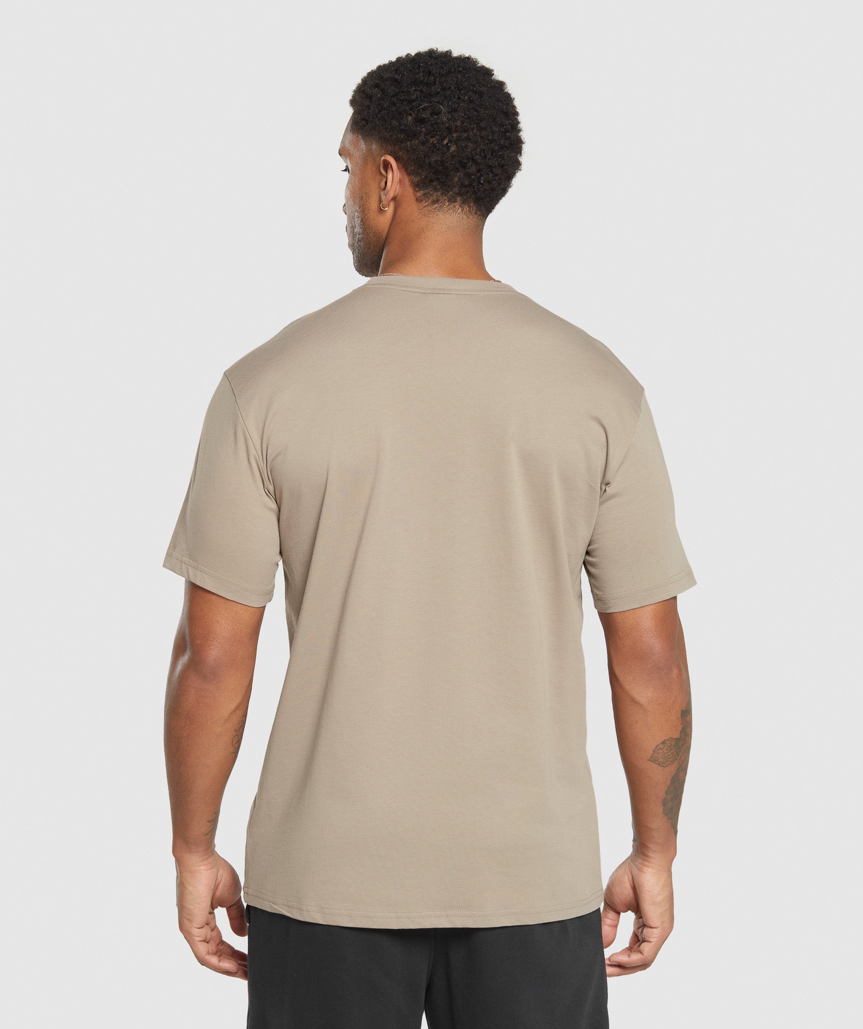 Gymshark Crest T-Shirt - Lifestyle Brown